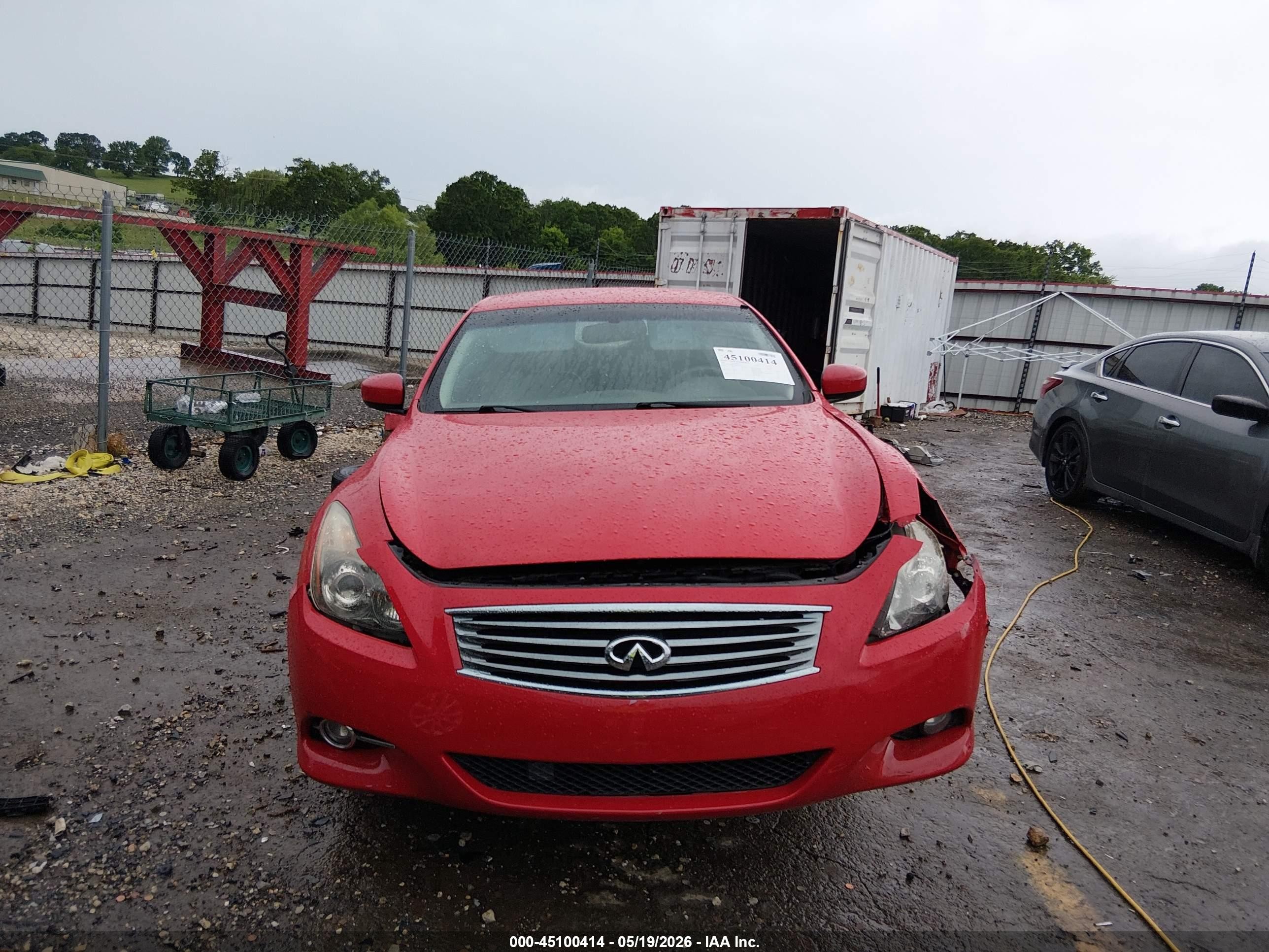 2011 Infiniti G37 Red vin: JN1CV6FE6BM952679