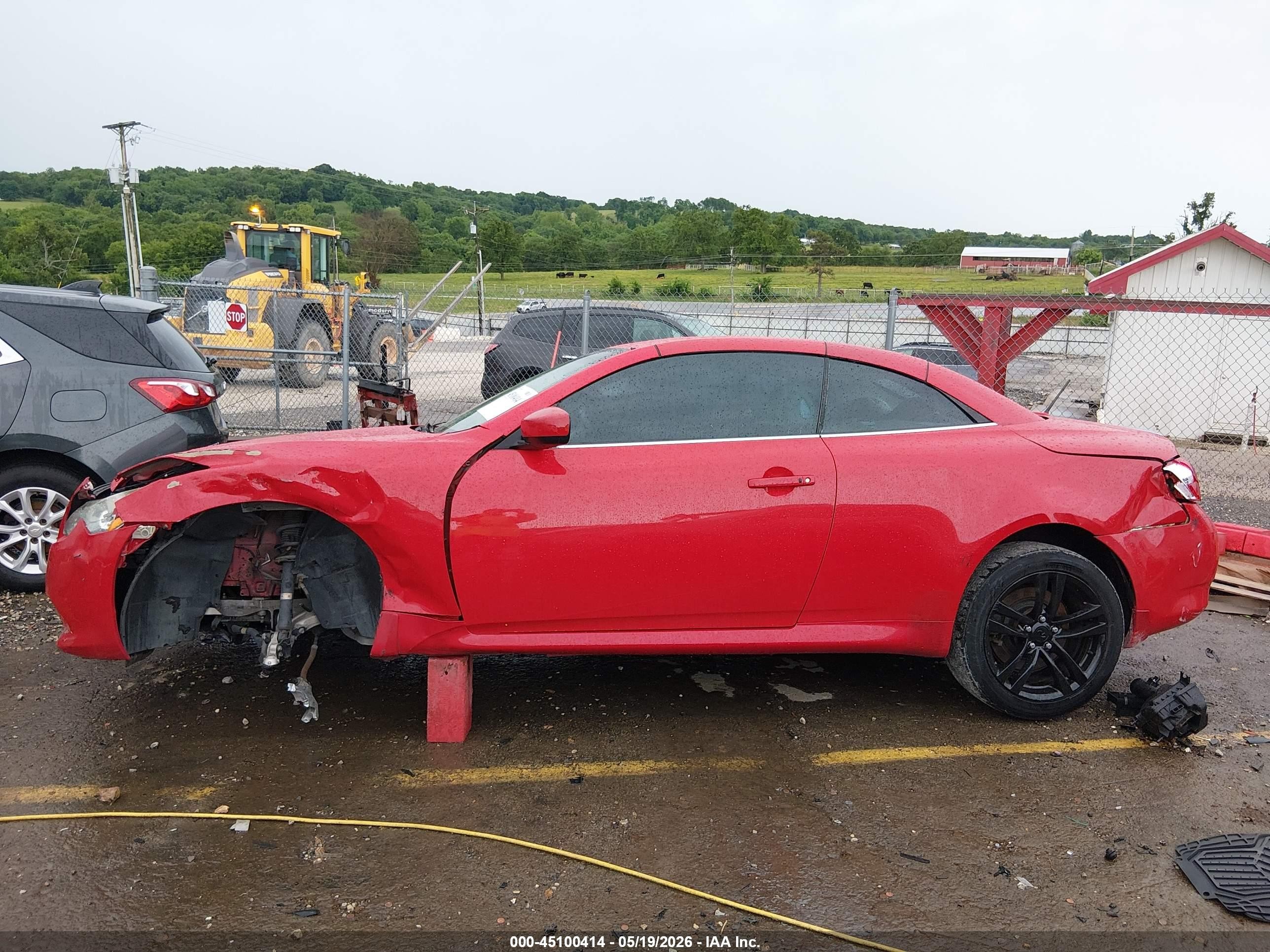 2011 Infiniti G37 Red vin: JN1CV6FE6BM952679