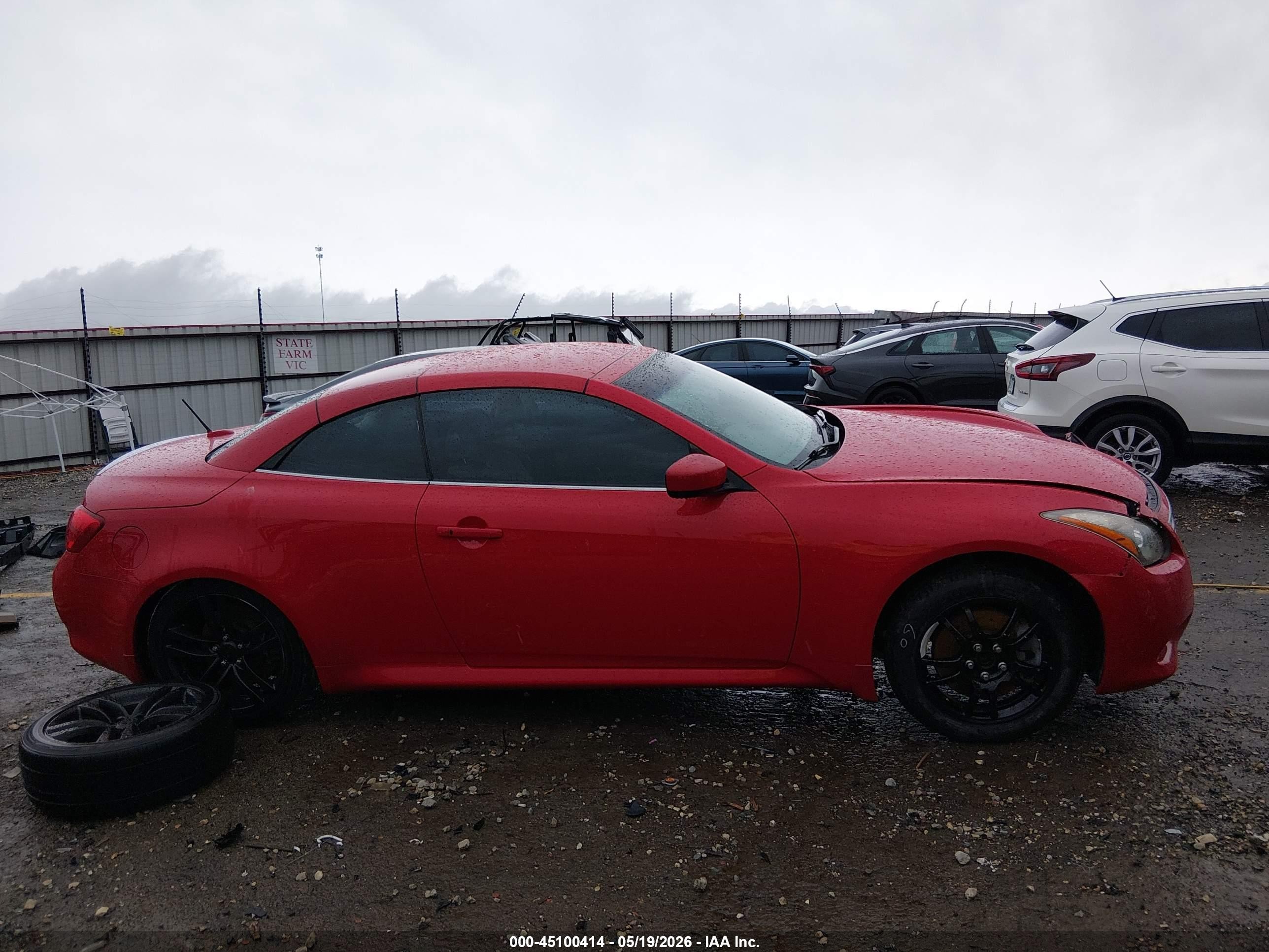 2011 Infiniti G37 Red vin: JN1CV6FE6BM952679
