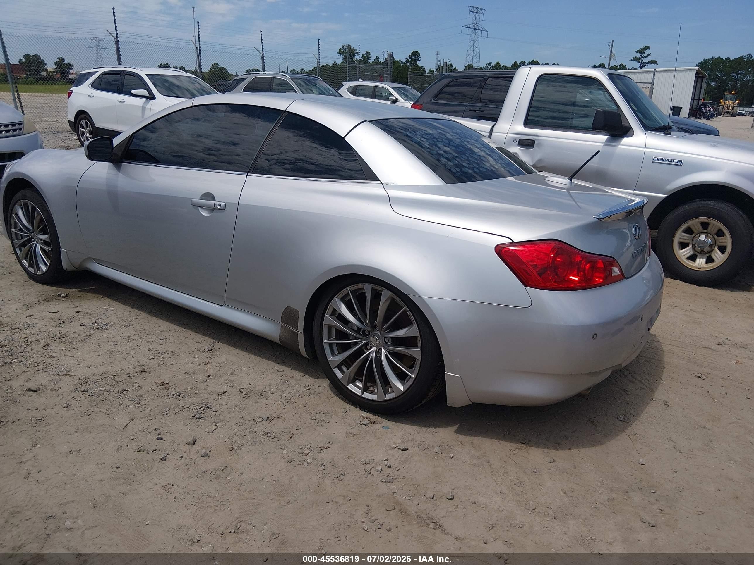 2012 Infiniti G37   Silver vin: JN1CV6FE6CM200840