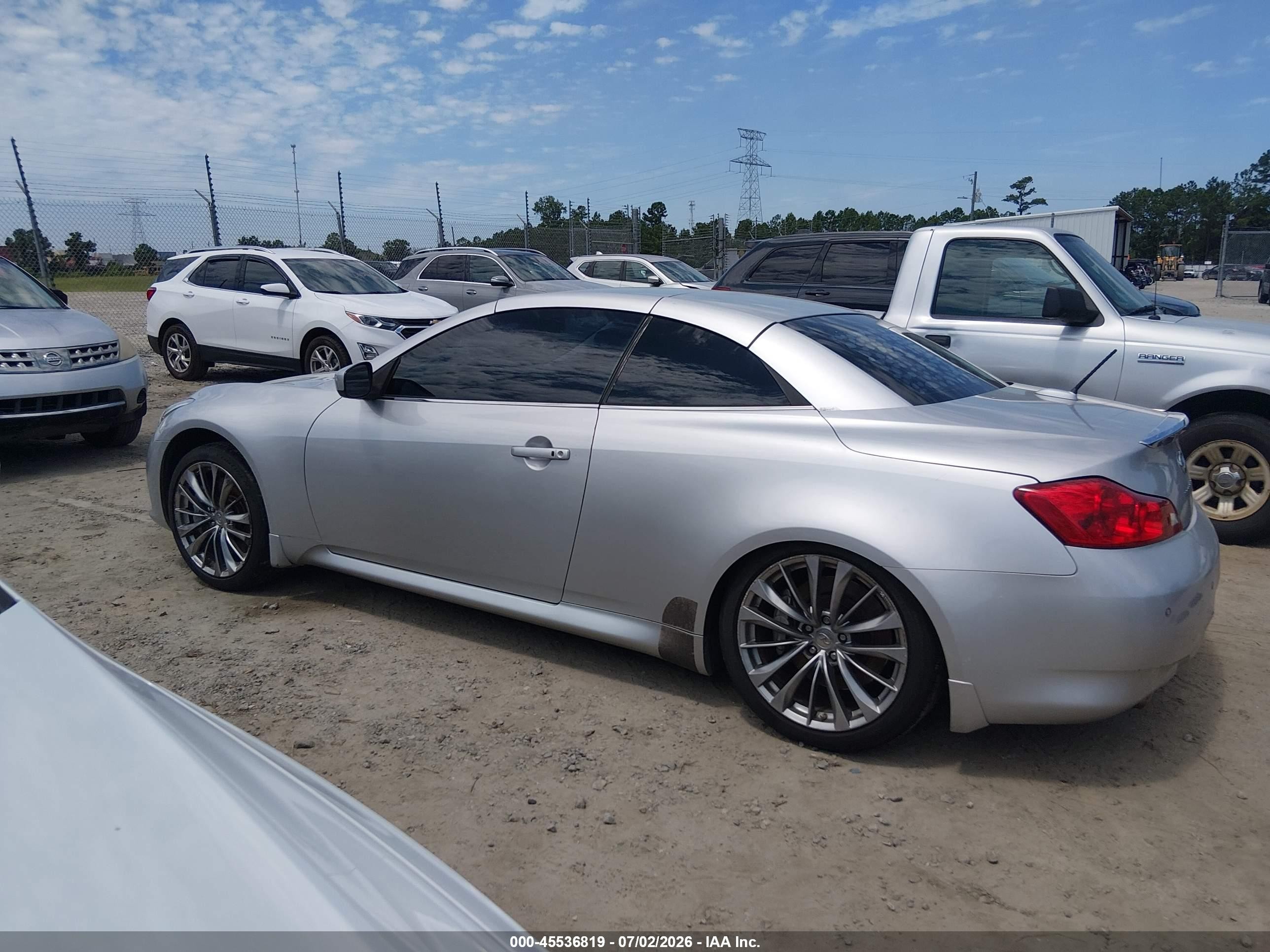 2012 Infiniti G37   Silver vin: JN1CV6FE6CM200840