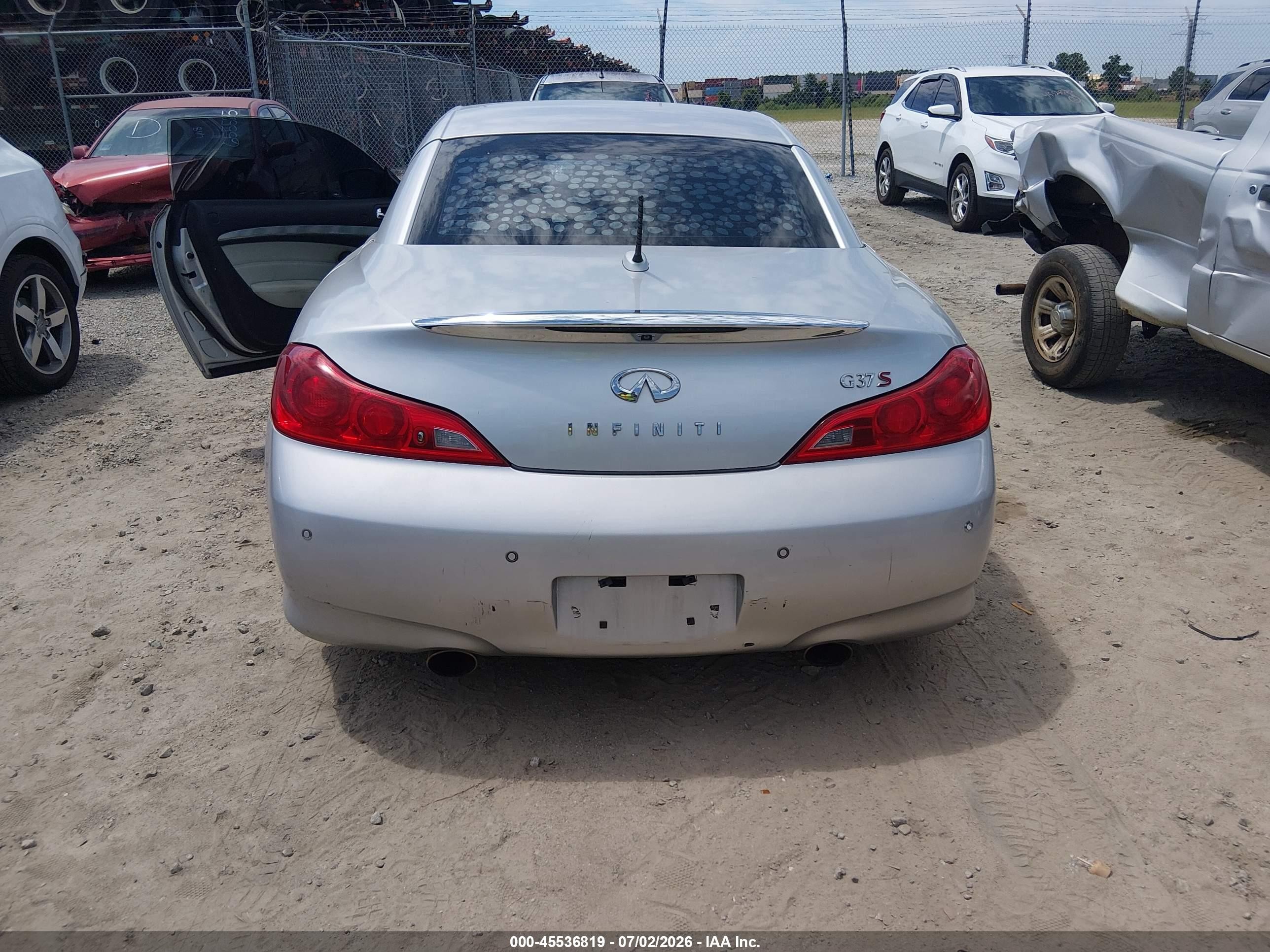 2012 Infiniti G37   Silver vin: JN1CV6FE6CM200840