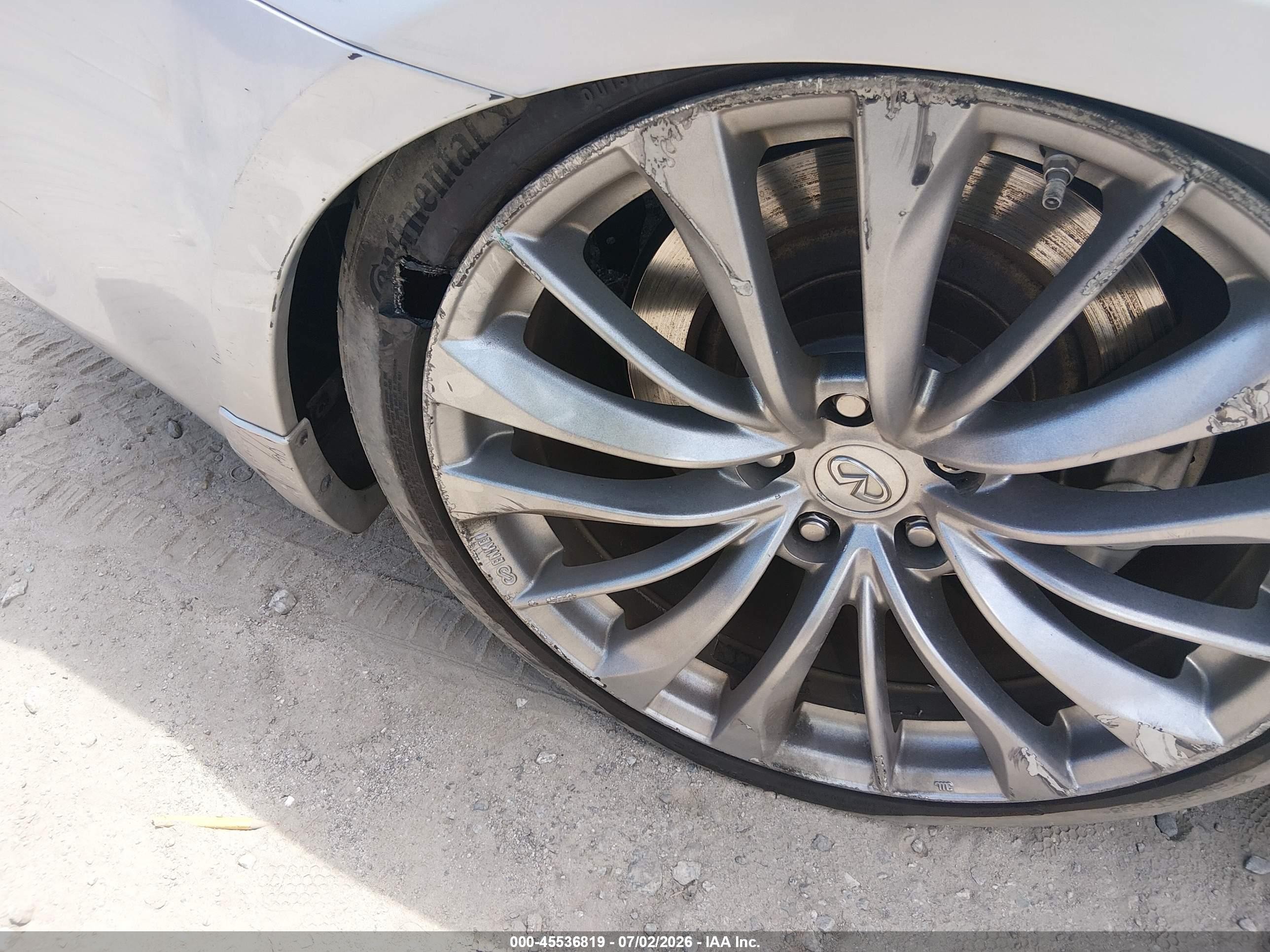 2012 Infiniti G37   Silver vin: JN1CV6FE6CM200840