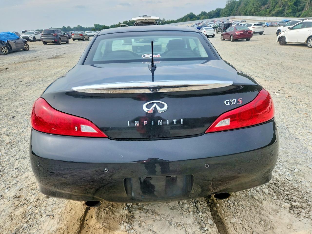 2012 Infiniti G37 Convertible Base Black vin: JN1CV6FE6CM203379