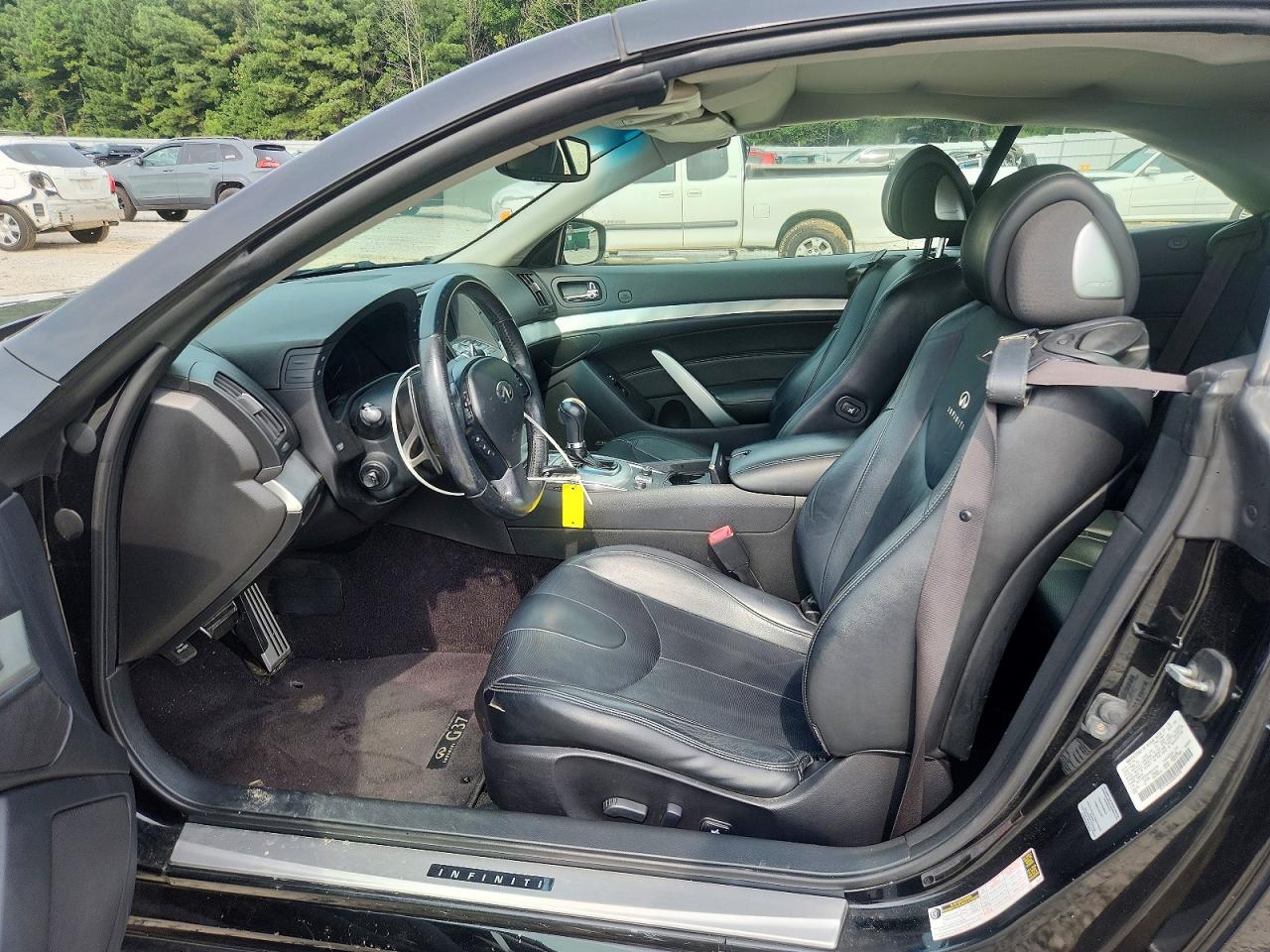 2012 Infiniti G37 Convertible Base Black vin: JN1CV6FE6CM203379