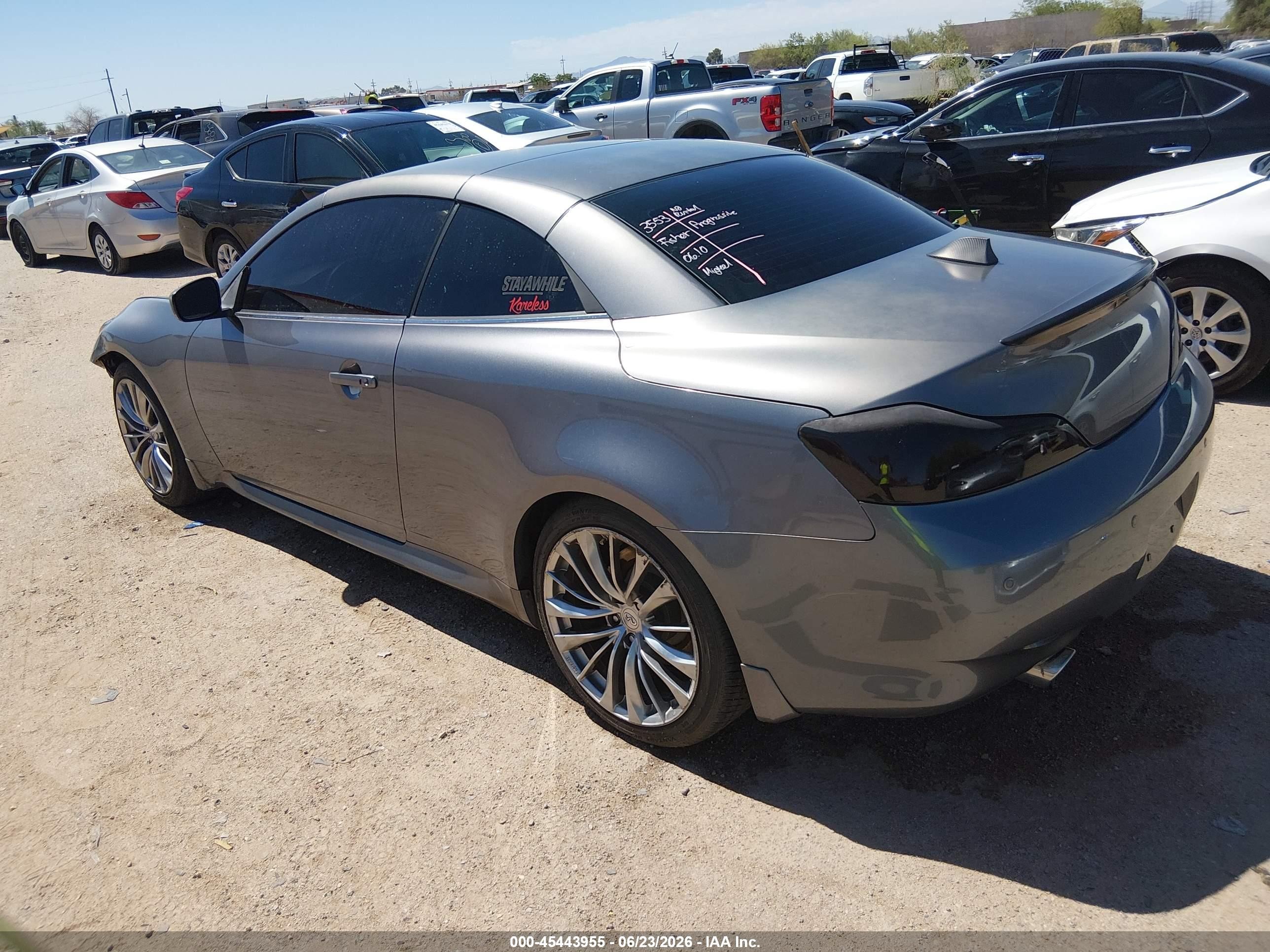 2013 Infiniti G37   Gray vin: JN1CV6FE6DM770340