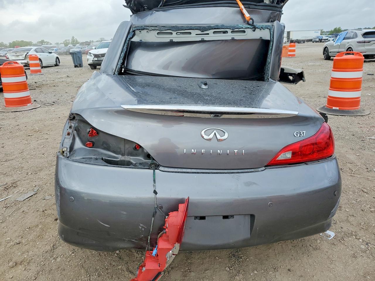 2013 Infiniti G37 Convertible Base Gray vin: JN1CV6FE6DM772704