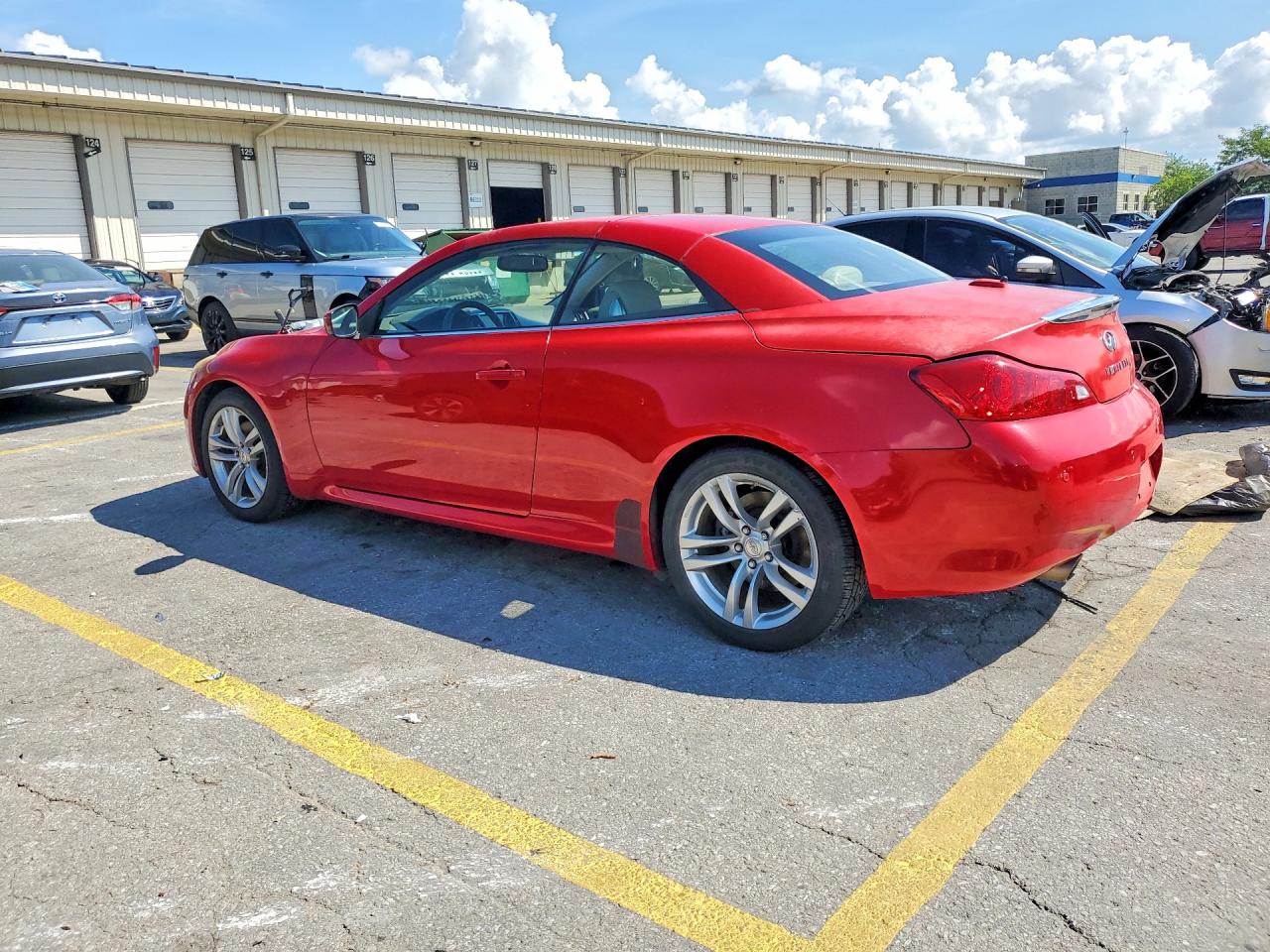 2010 Infiniti G37 Convertible Base Red vin: JN1CV6FE7AM352137
