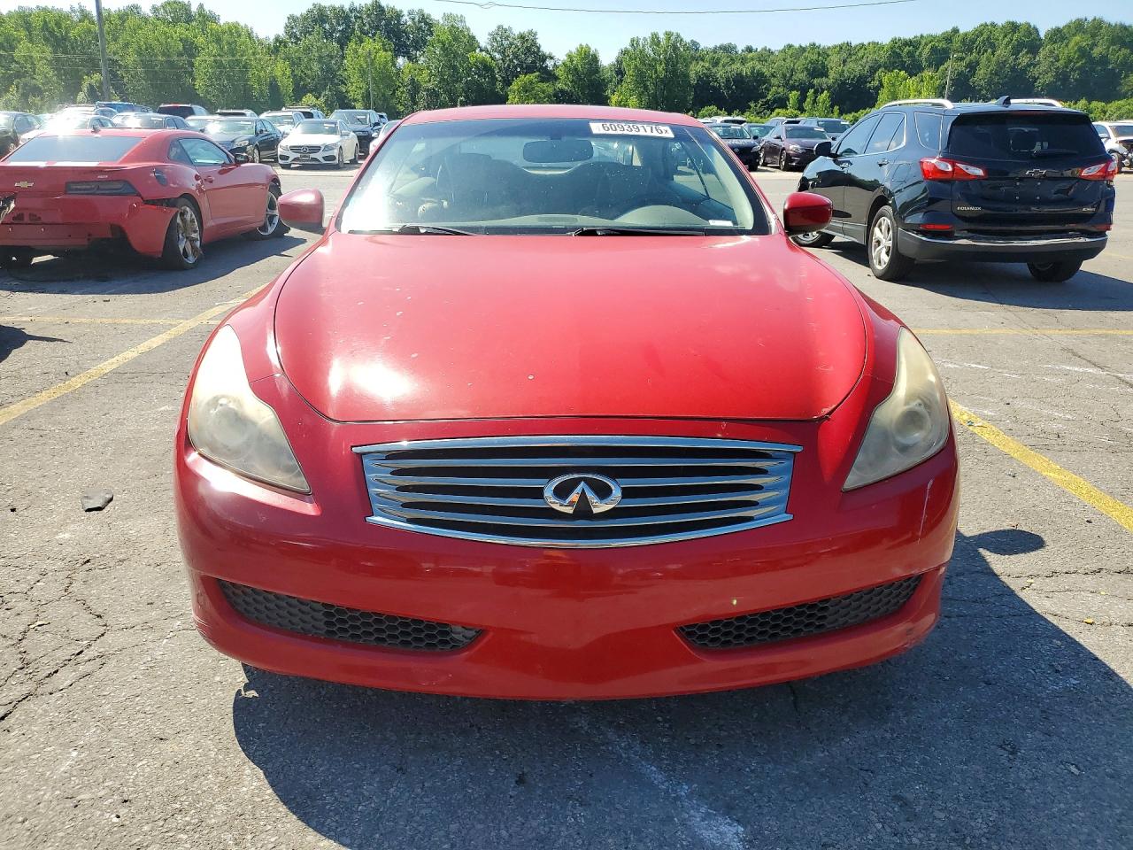 2010 Infiniti G37 Convertible Base Red vin: JN1CV6FE7AM352137