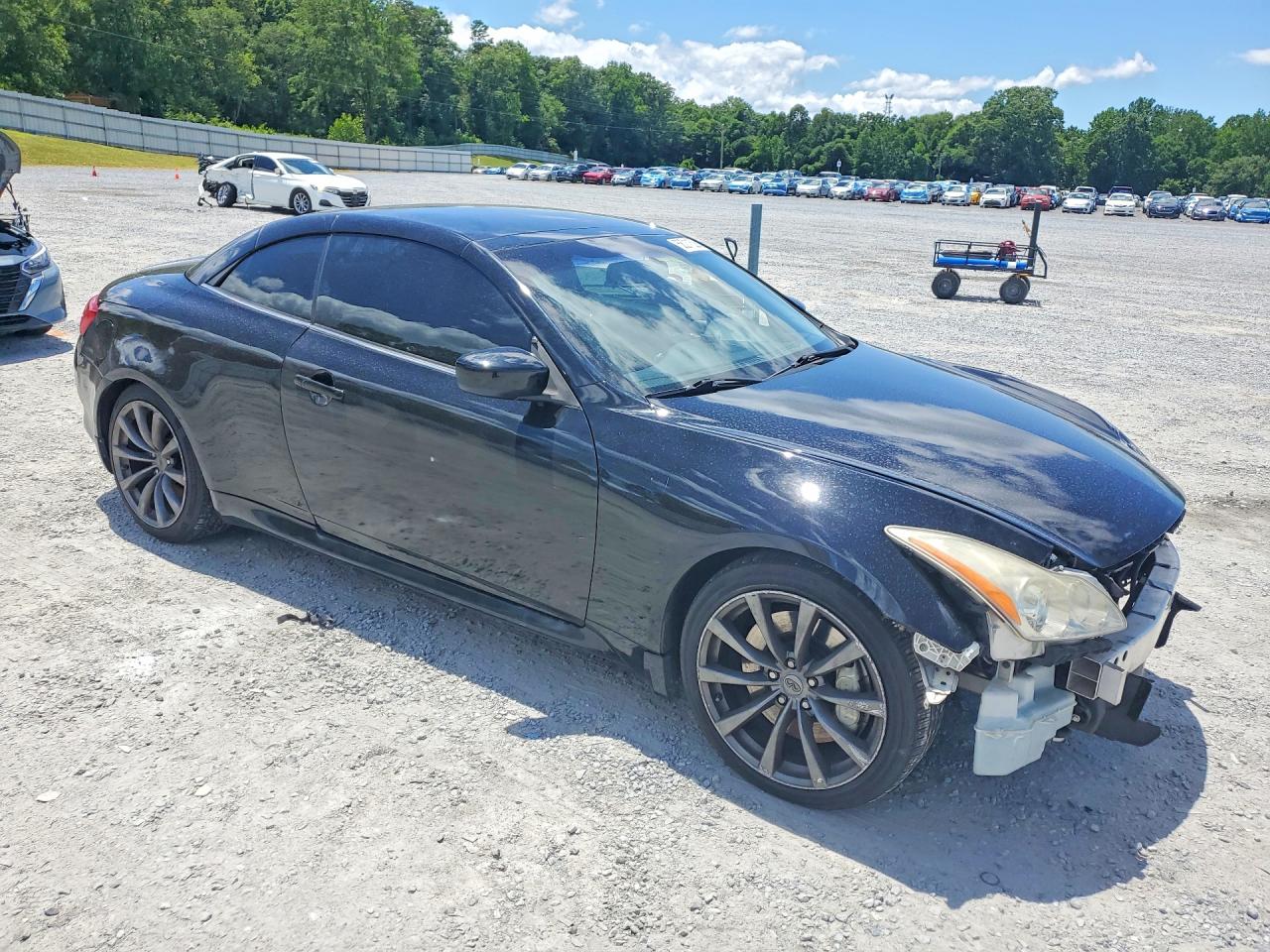 2010 Infiniti G37 Convertible Base Black vin: JN1CV6FE7AM353837