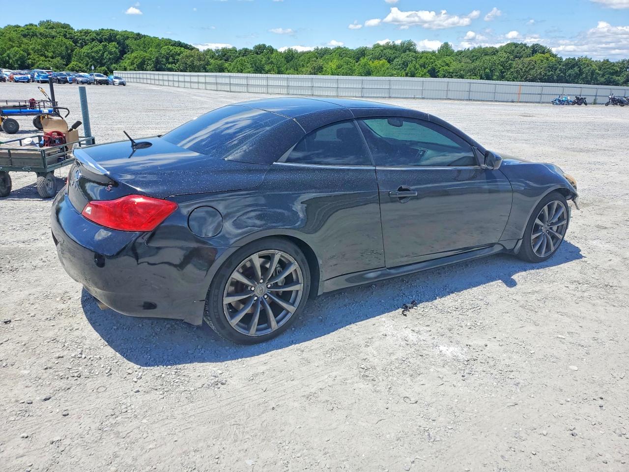 2010 Infiniti G37 Convertible Base Black vin: JN1CV6FE7AM353837