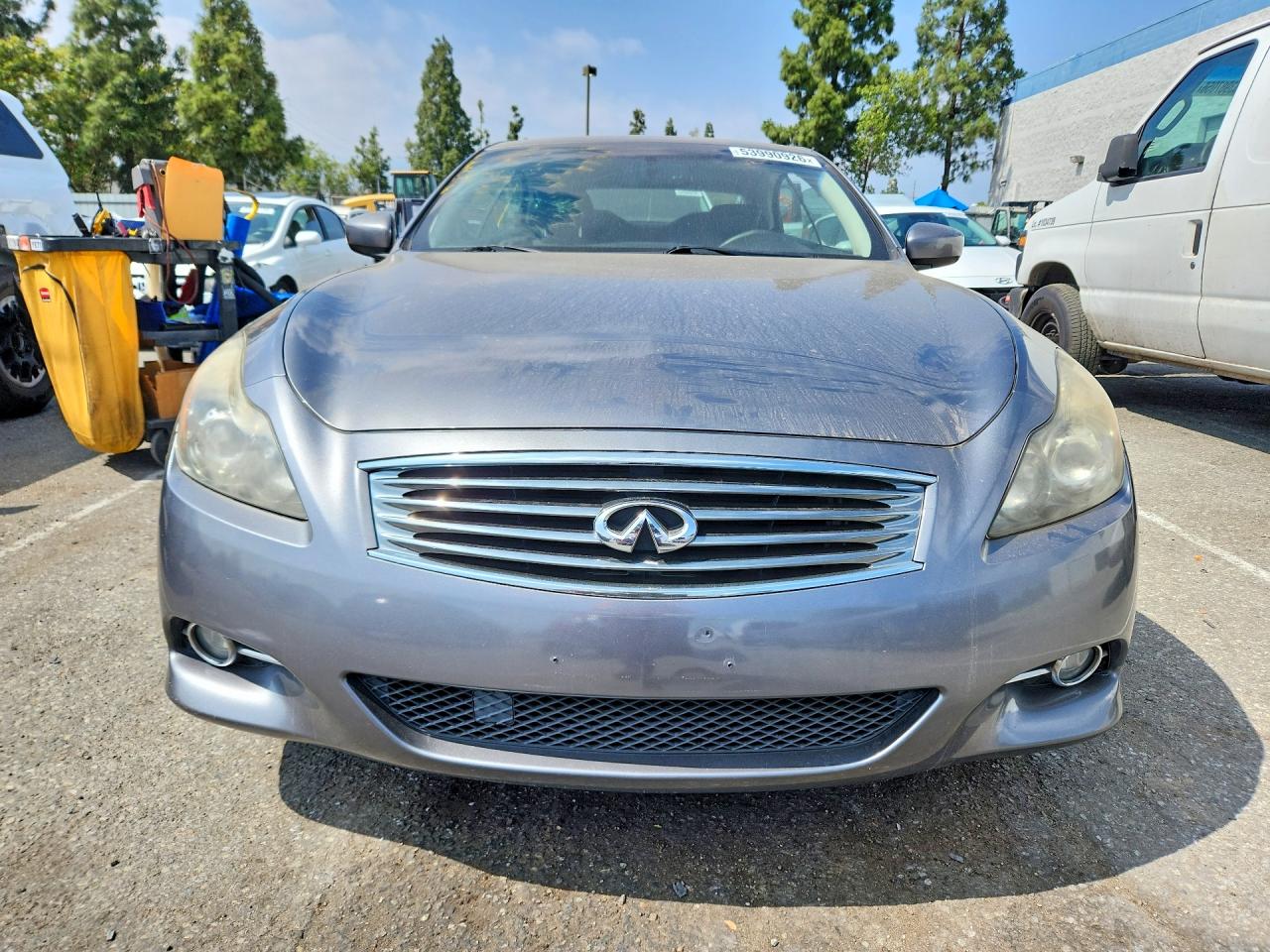 2012 Infiniti G37 Convertible Base Серый vin: JN1CV6FE7CM200166