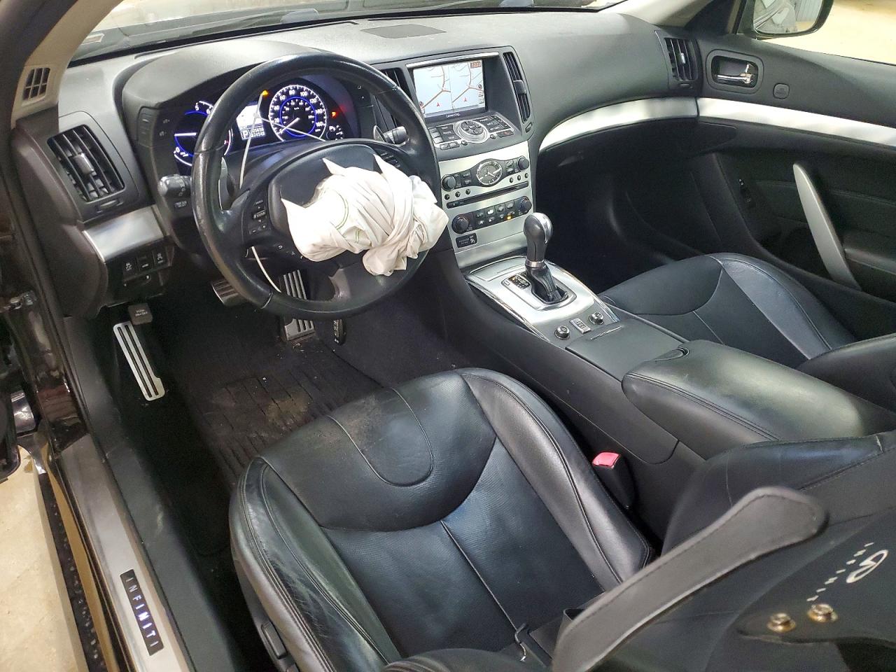 2012 Infiniti G37 Base Black vin: JN1CV6FE7CM202547