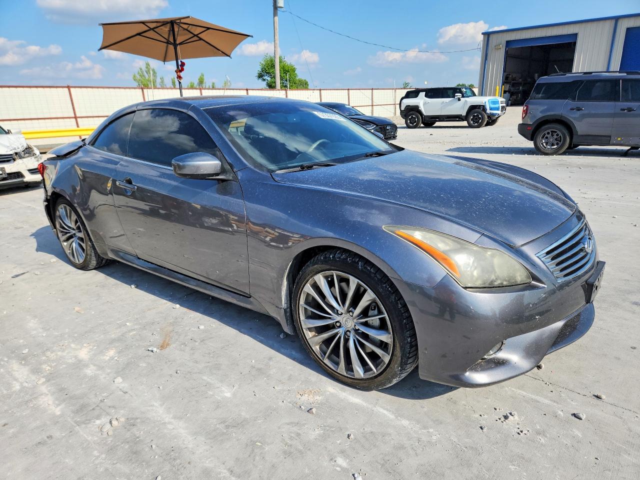 2011 Infiniti G37 Convertible Base Gray vin: JN1CV6FE8BM951629