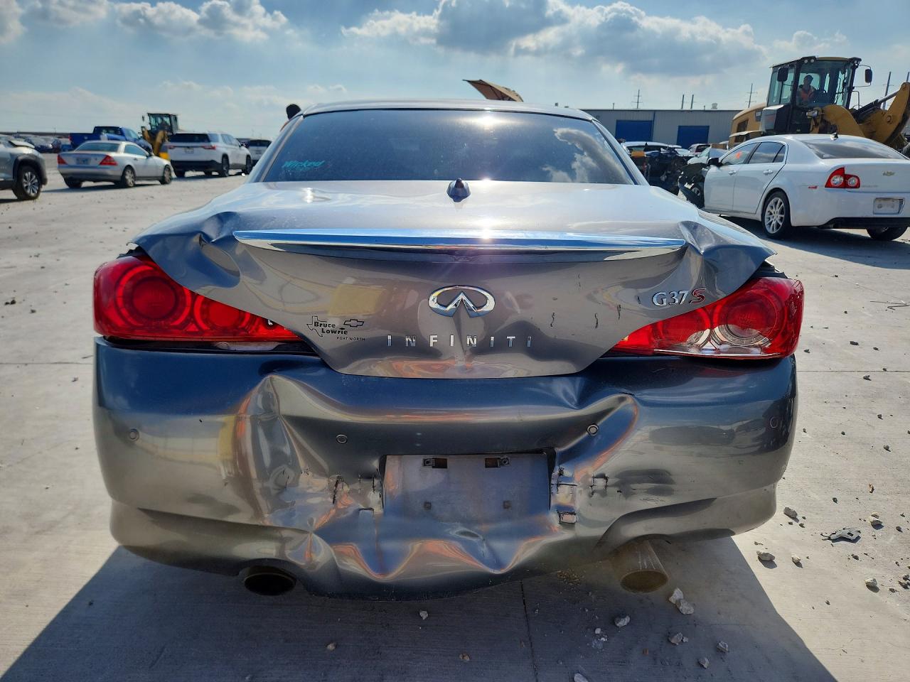 2011 Infiniti G37 Convertible Base Gray vin: JN1CV6FE8BM951629