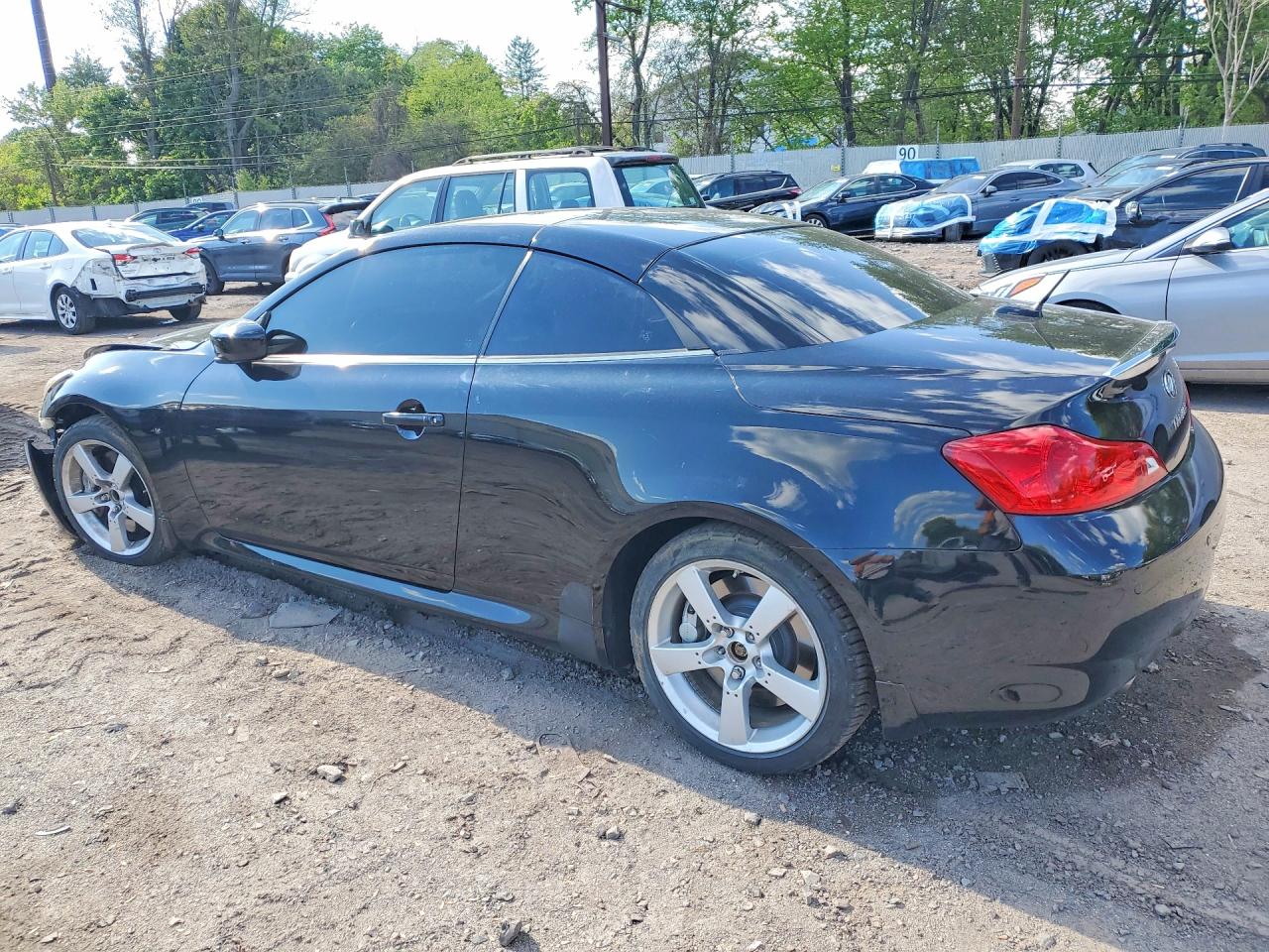 2012 Infiniti G37 Convertible Base Black vin: JN1CV6FE8CM200211