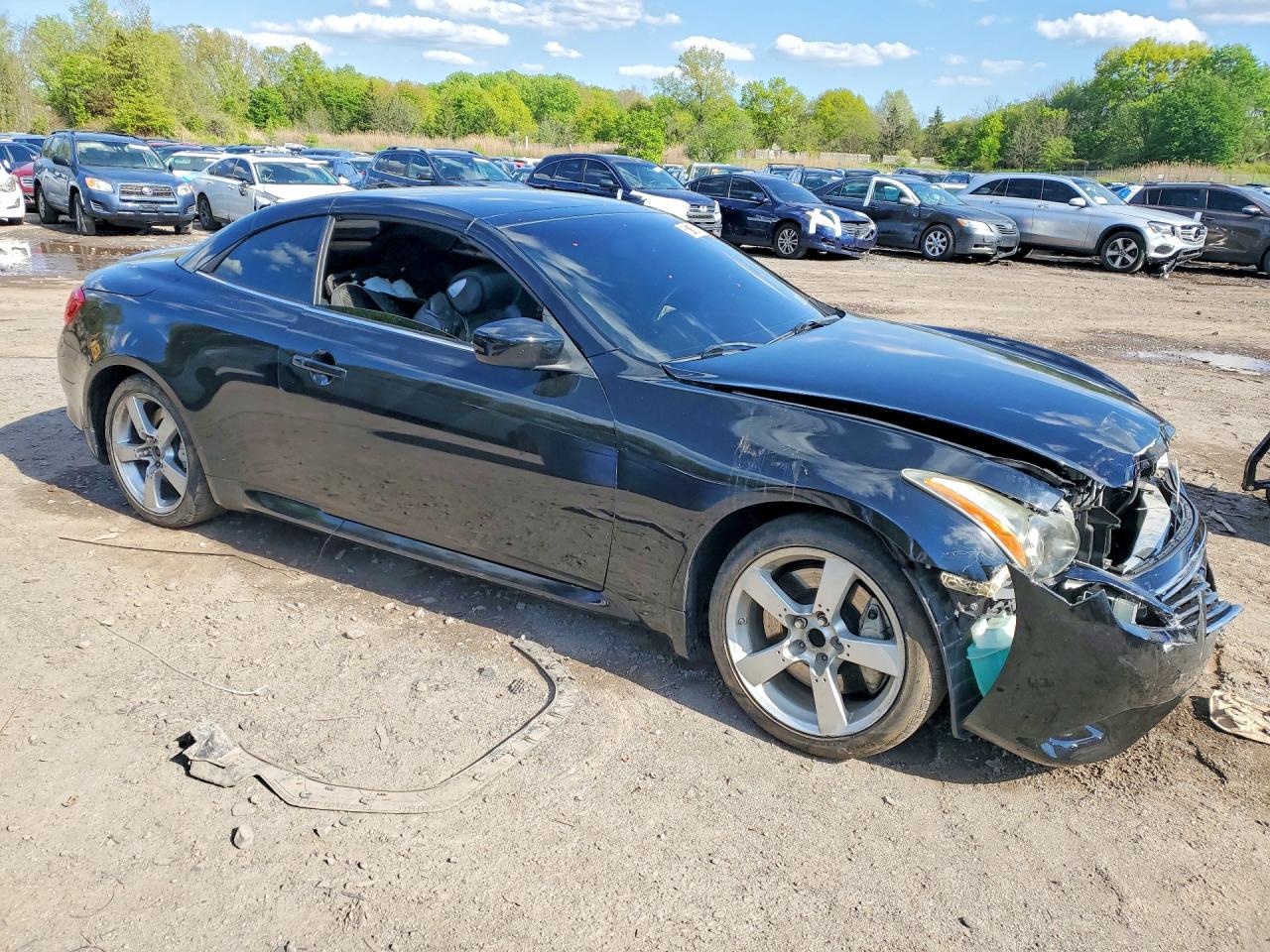2012 Infiniti G37 Convertible Base Black vin: JN1CV6FE8CM200211