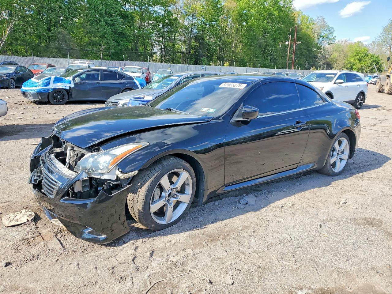 2012 Infiniti G37 Convertible Base Black vin: JN1CV6FE8CM200211