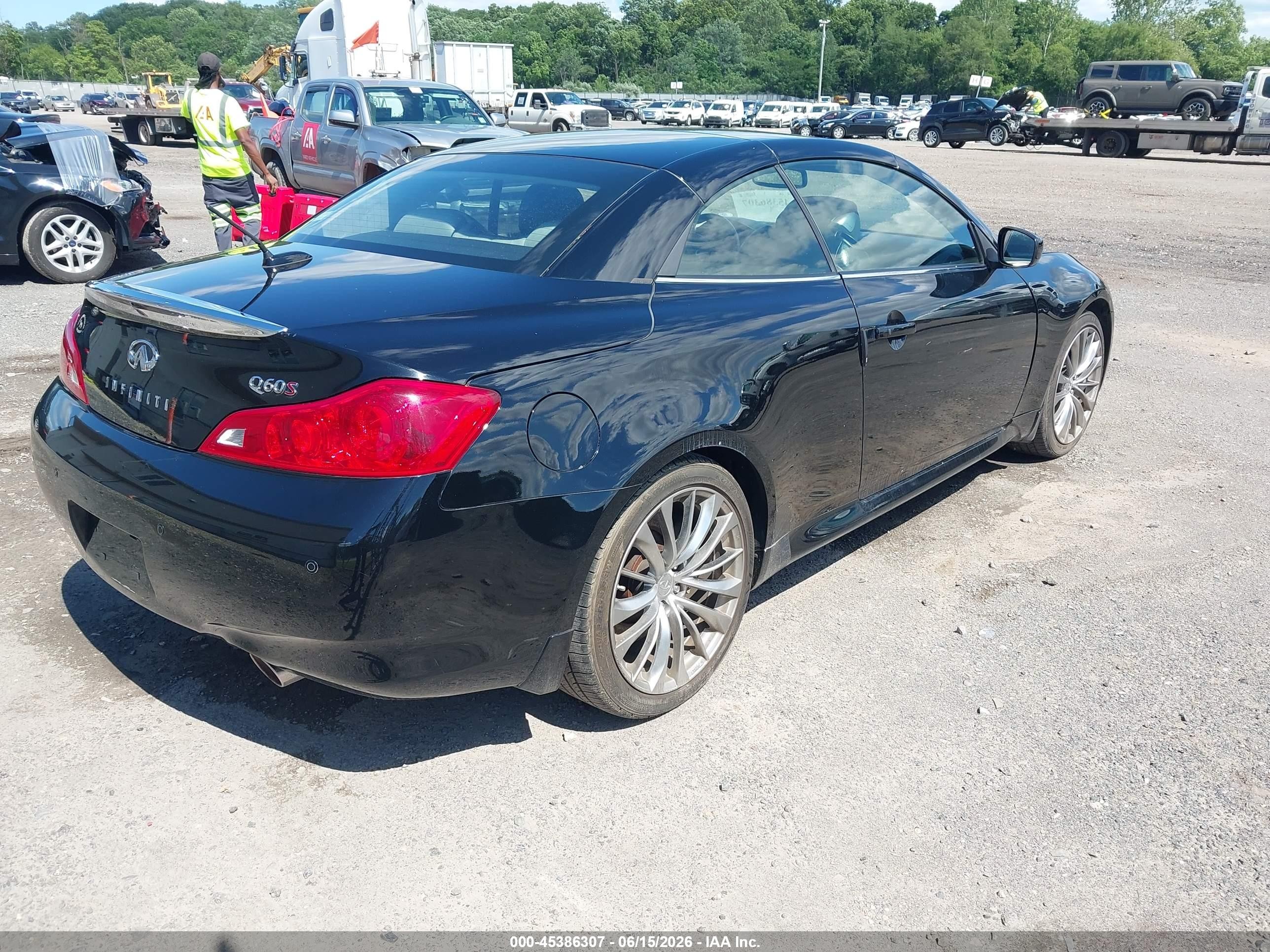 2014 Infiniti Q60   Black vin: JN1CV6FE8EM901754