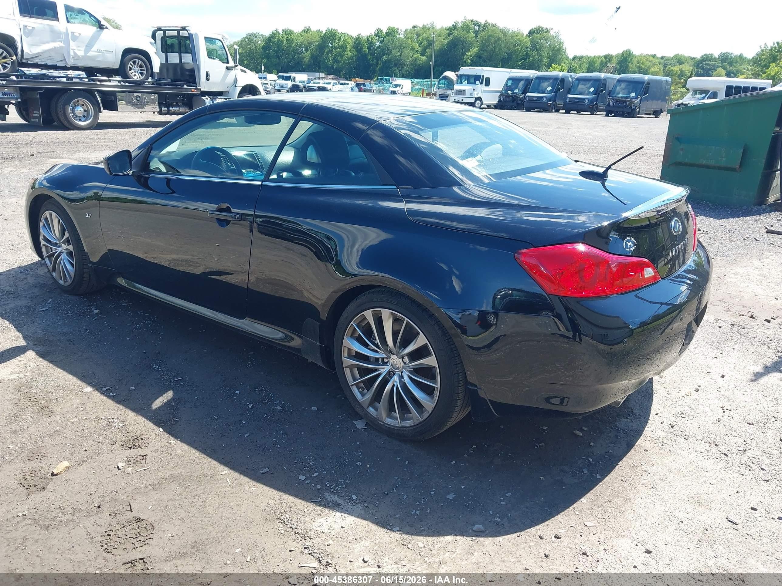 2014 Infiniti Q60   Black vin: JN1CV6FE8EM901754