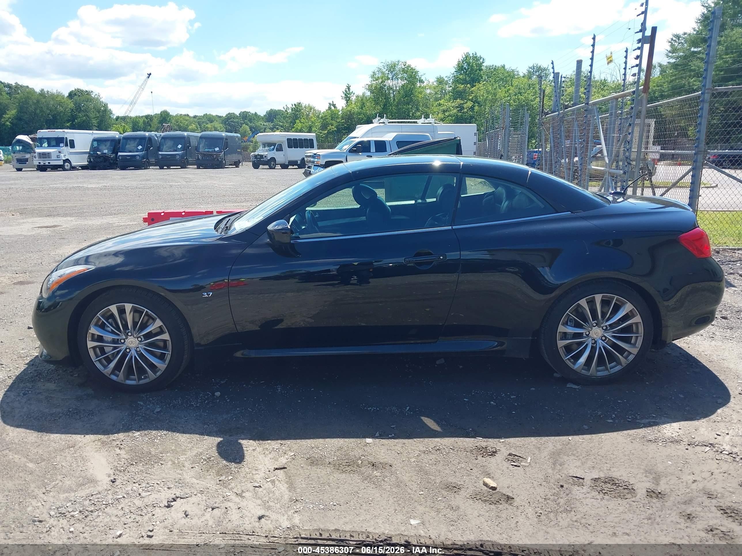 2014 Infiniti Q60   Black vin: JN1CV6FE8EM901754