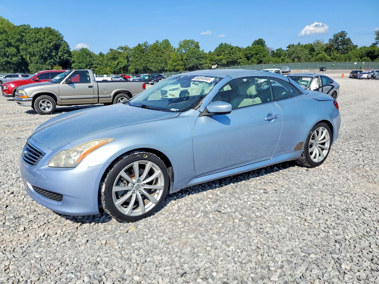 2010 Infiniti G37 Convertible Base Blue vin: JN1CV6FE9AM351782