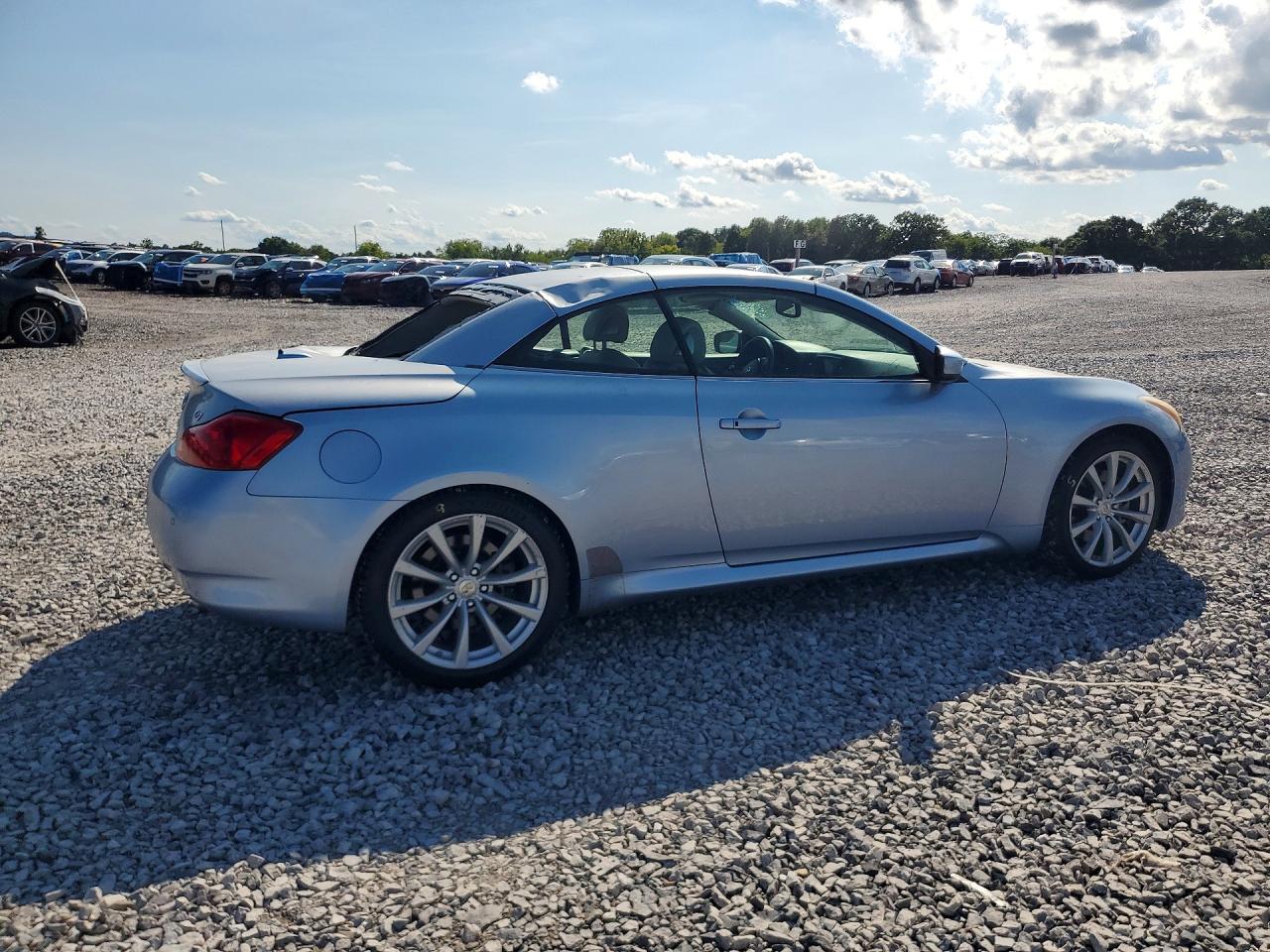 2010 Infiniti G37 Convertible Base Blue vin: JN1CV6FE9AM351782