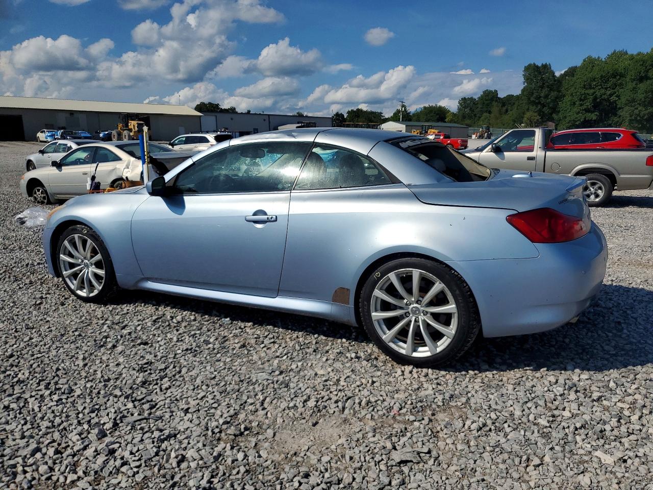 2010 Infiniti G37 Convertible Base Blue vin: JN1CV6FE9AM351782