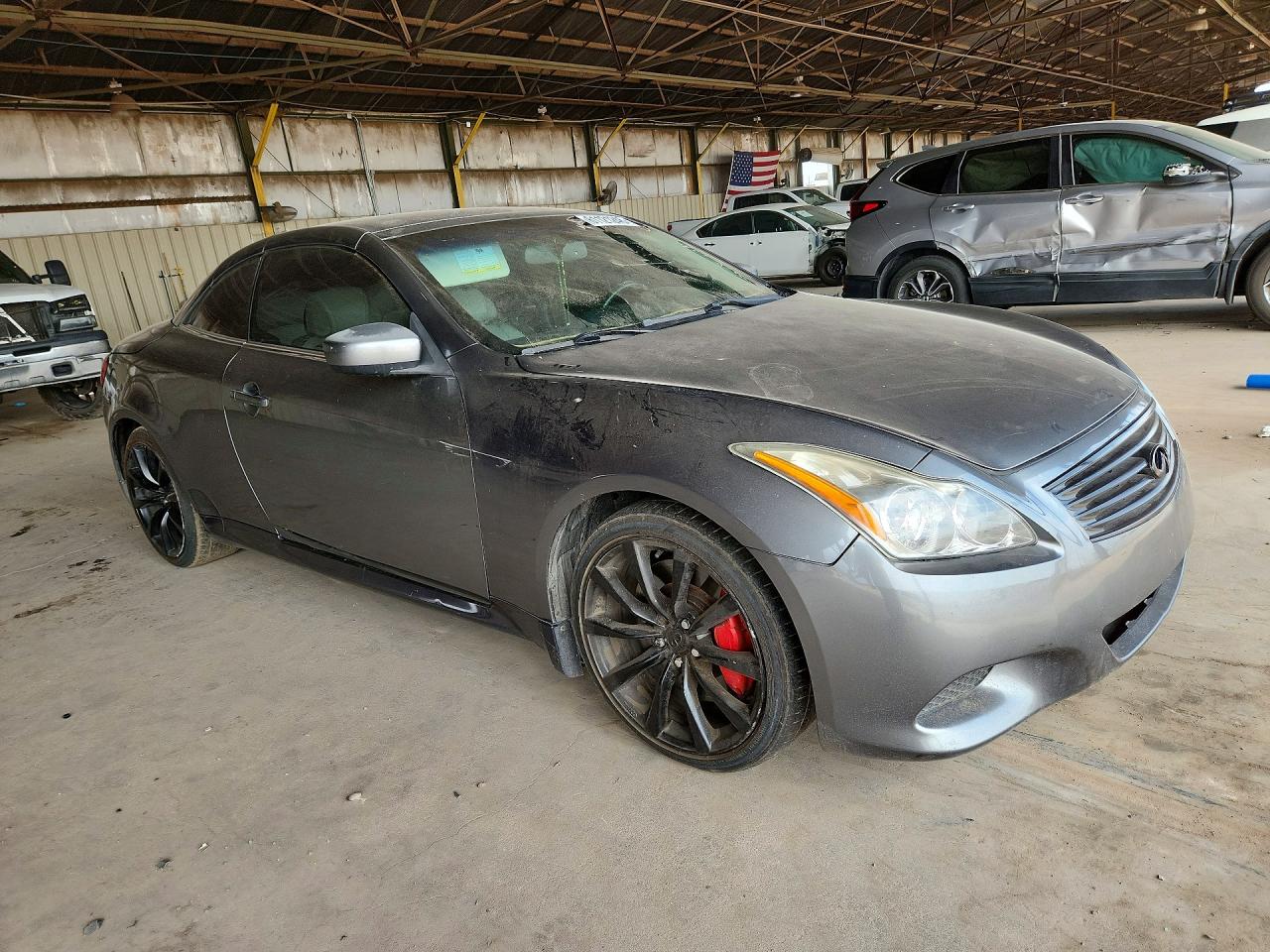 2010 Infiniti G37 Convertible Base Gray vin: JN1CV6FE9AM351880