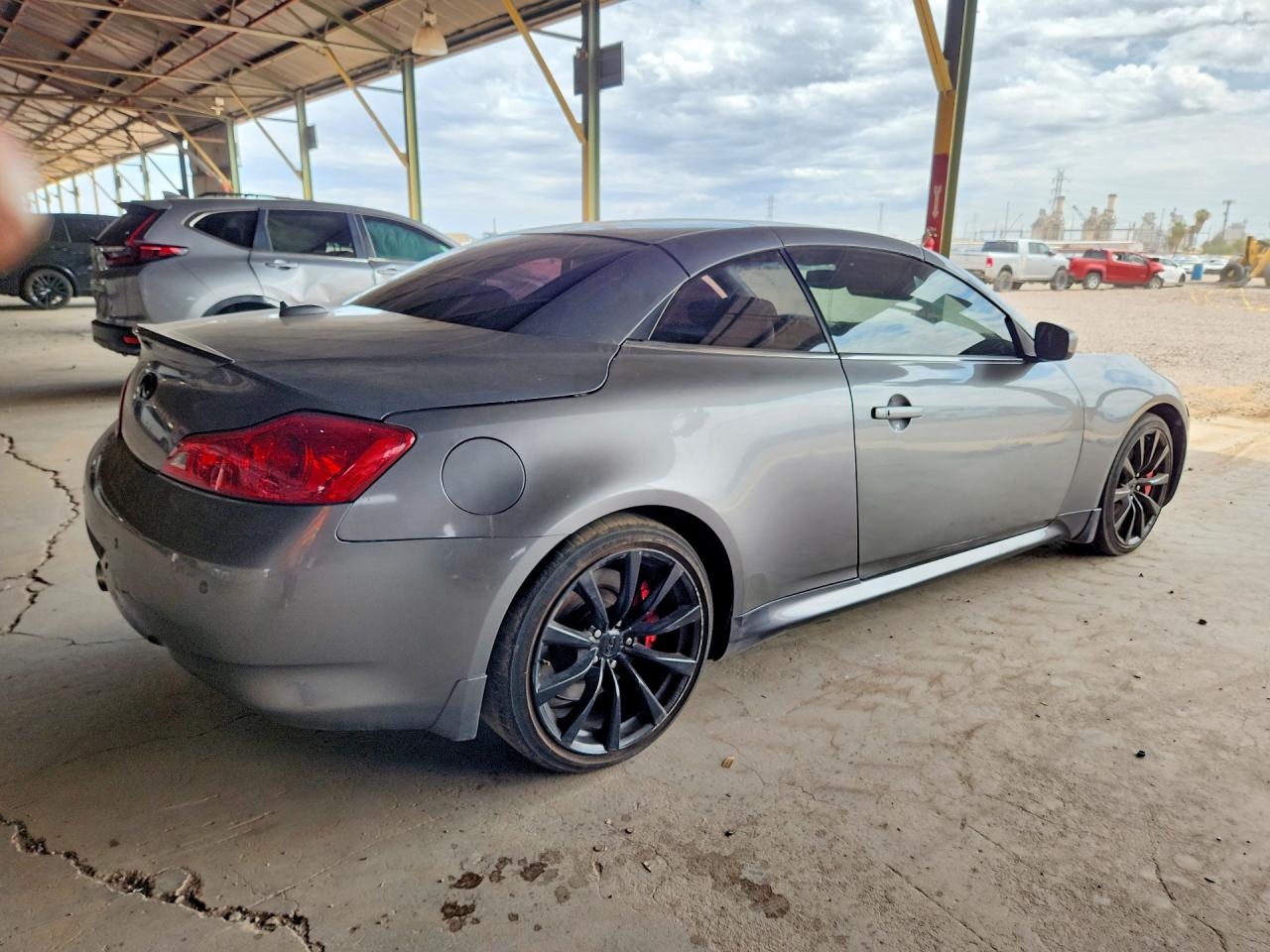 2010 Infiniti G37 Convertible Base Gray vin: JN1CV6FE9AM351880