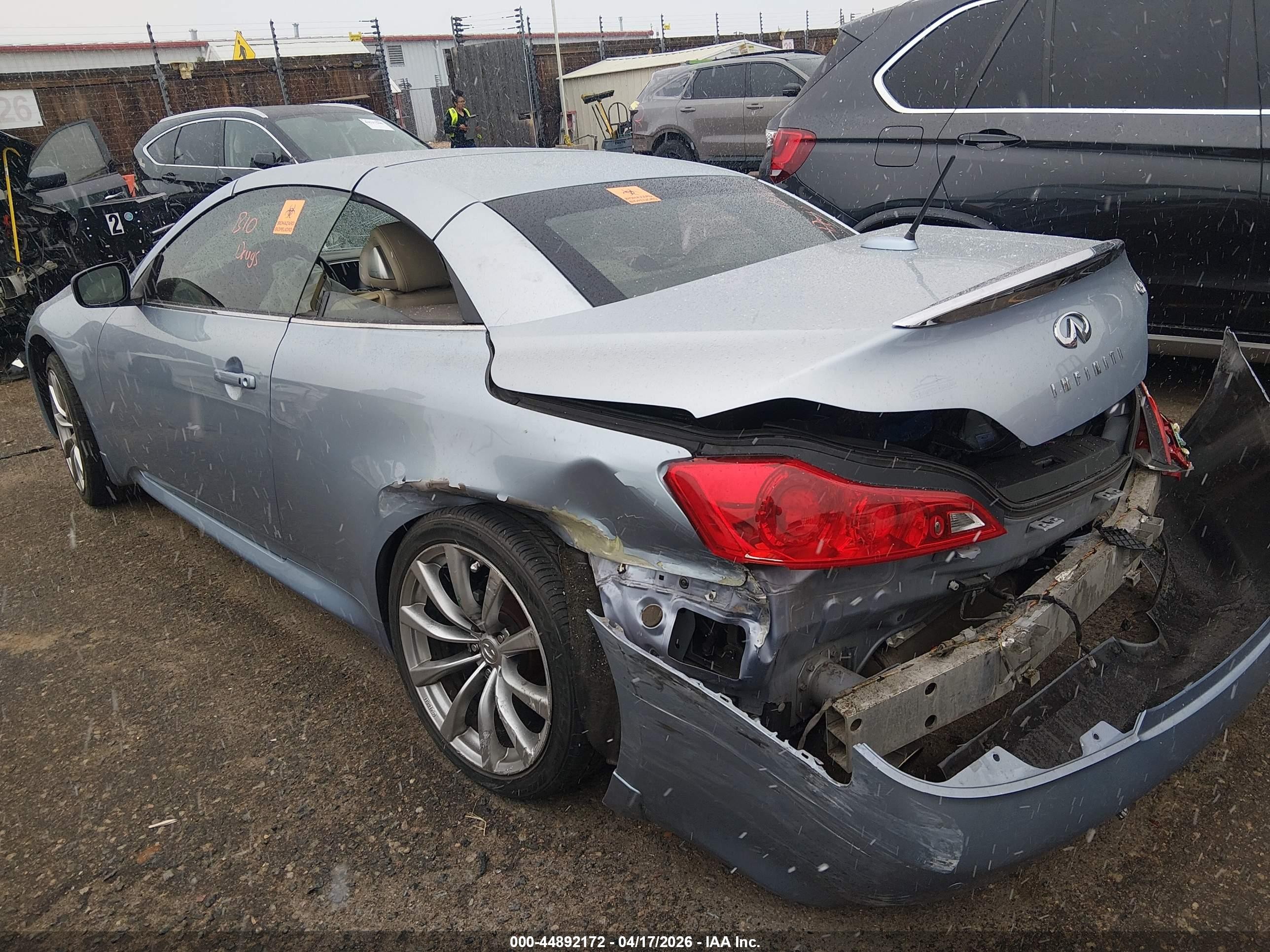 2010 Infiniti G37   Light Blue vin: JN1CV6FE9AM352480