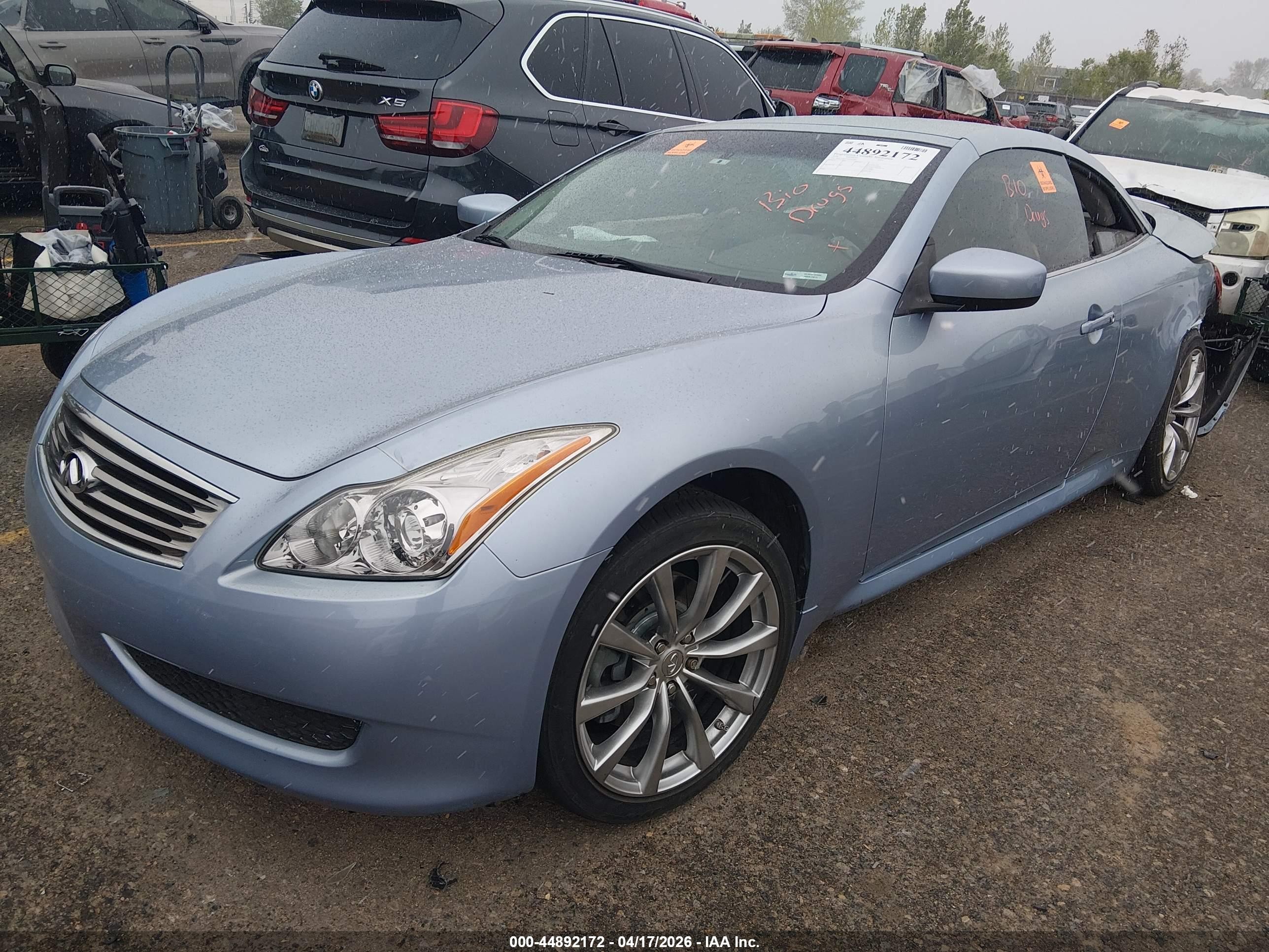 2010 Infiniti G37   Light Blue vin: JN1CV6FE9AM352480