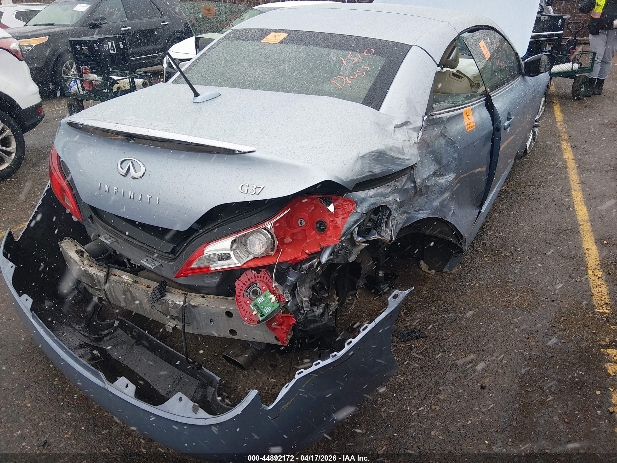 2010 Infiniti G37   Light Blue vin: JN1CV6FE9AM352480
