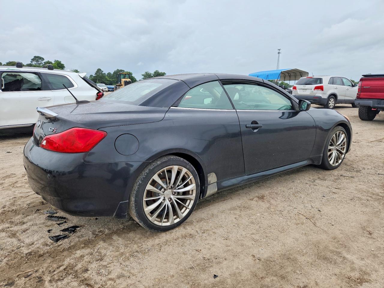 2012 Infiniti G37 Convertible Base Black vin: JN1CV6FE9CM201609