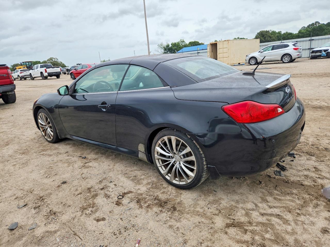 2012 Infiniti G37 Convertible Base Black vin: JN1CV6FE9CM201609