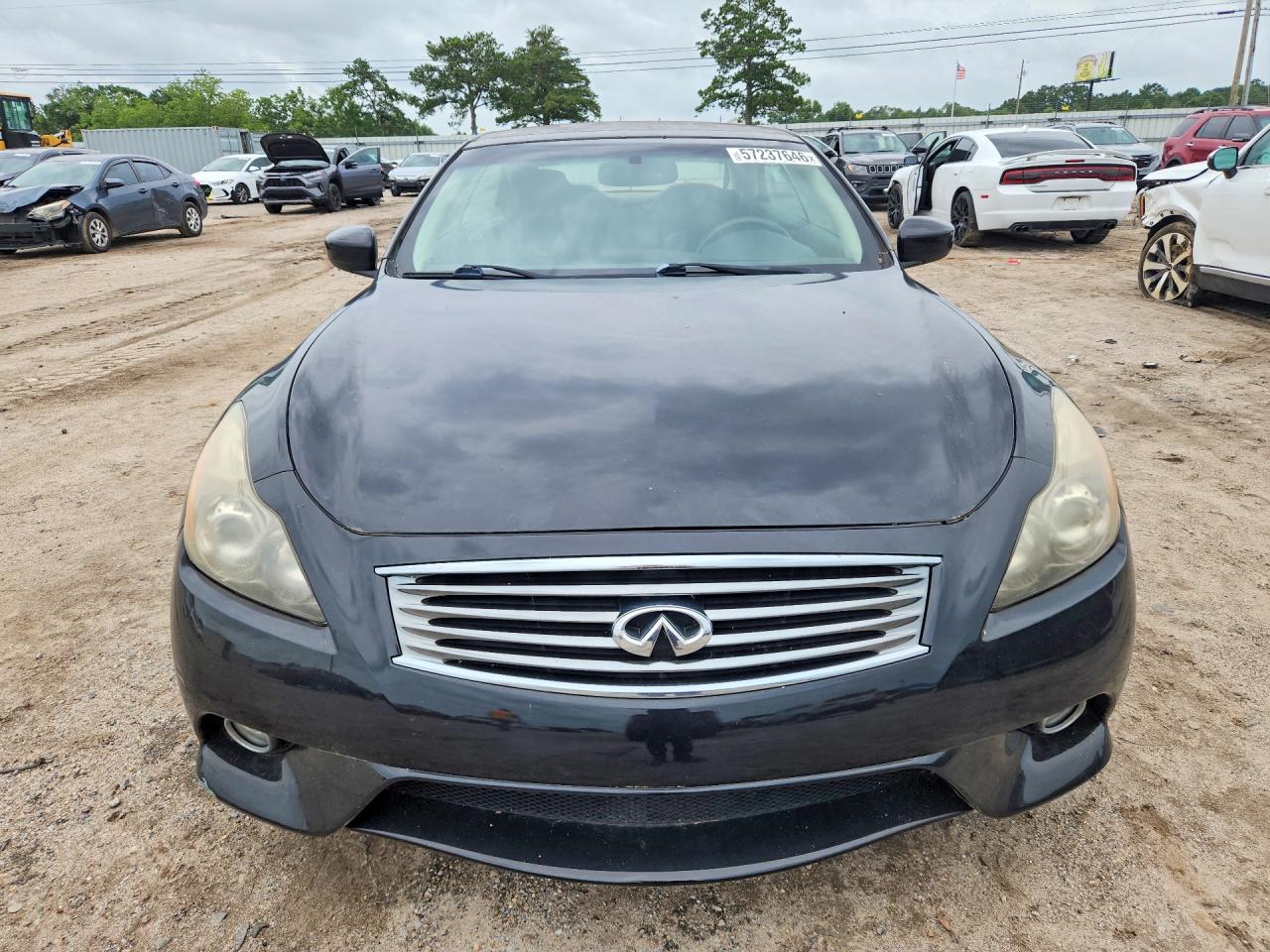 2012 Infiniti G37 Convertible Base Black vin: JN1CV6FE9CM201609