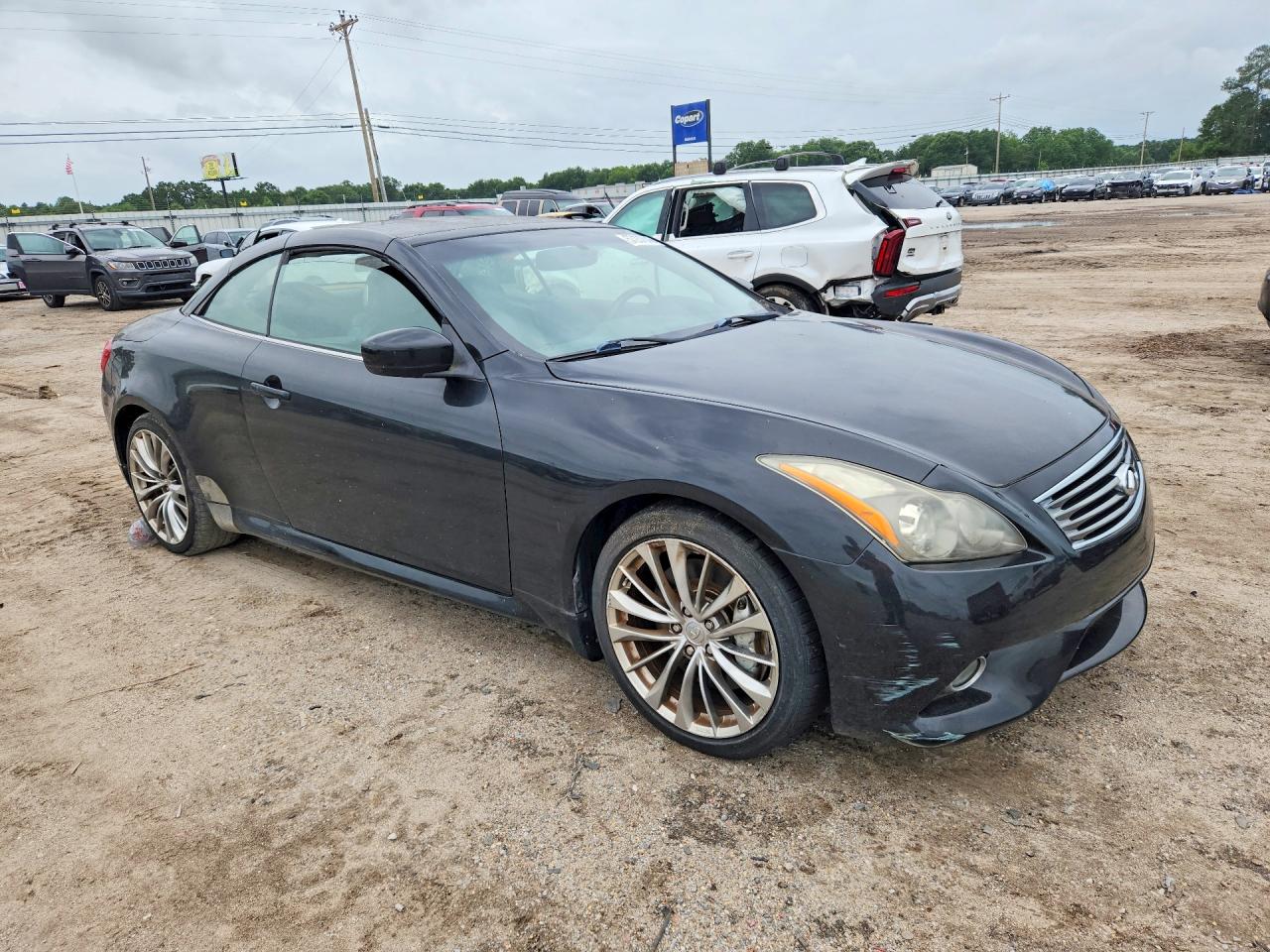 2012 Infiniti G37 Convertible Base Black vin: JN1CV6FE9CM201609