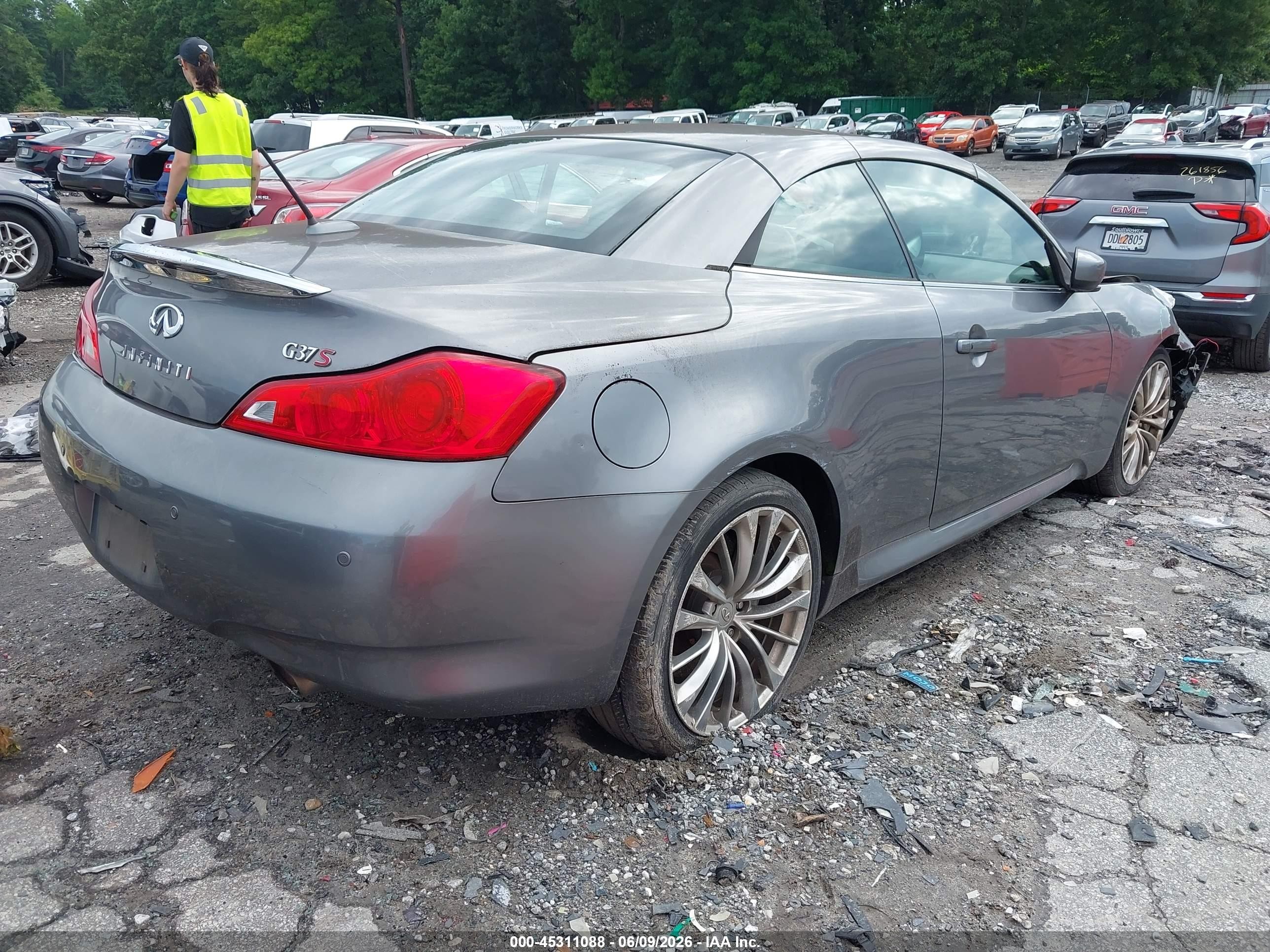 2012 Infiniti G37 Gray vin: JN1CV6FE9CM203117