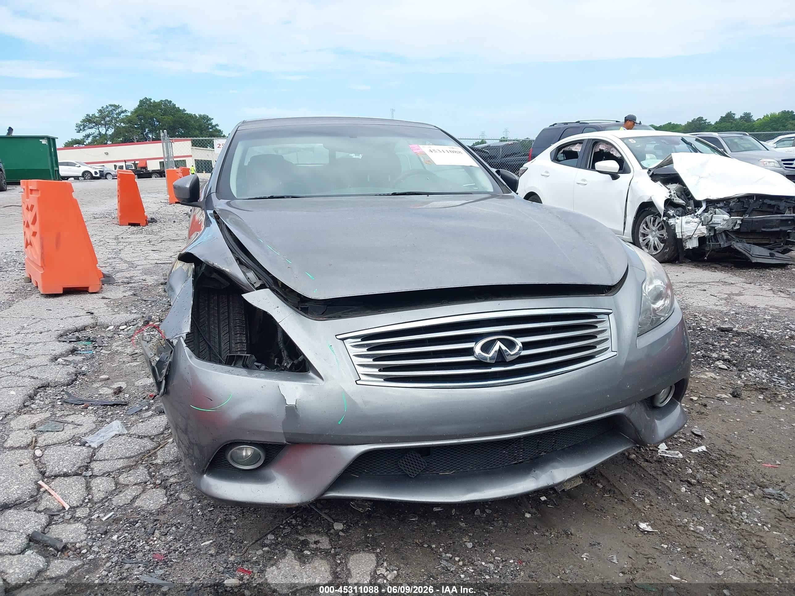 2012 Infiniti G37 Gray vin: JN1CV6FE9CM203117