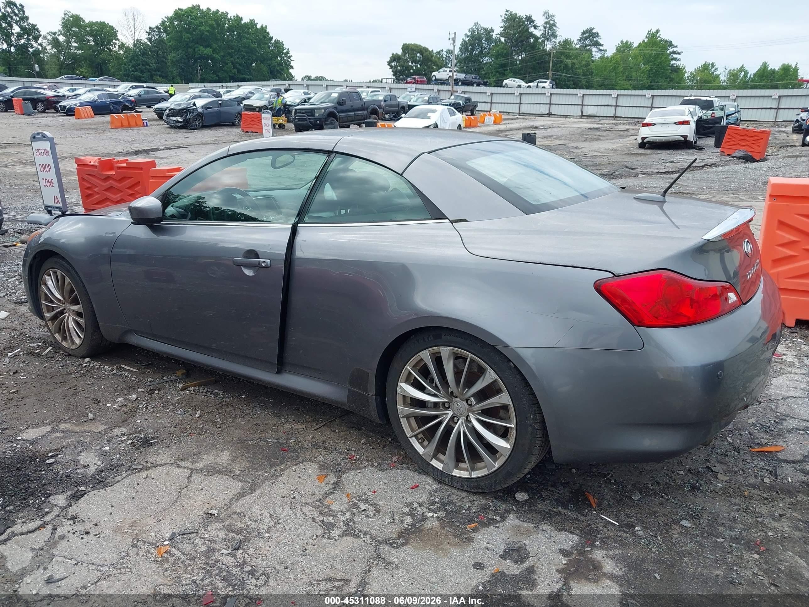 2012 Infiniti G37 Gray vin: JN1CV6FE9CM203117