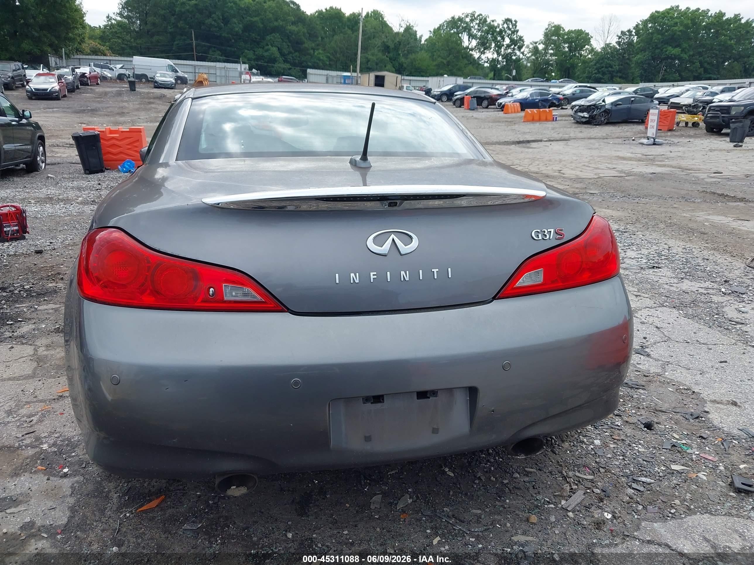 2012 Infiniti G37 Gray vin: JN1CV6FE9CM203117