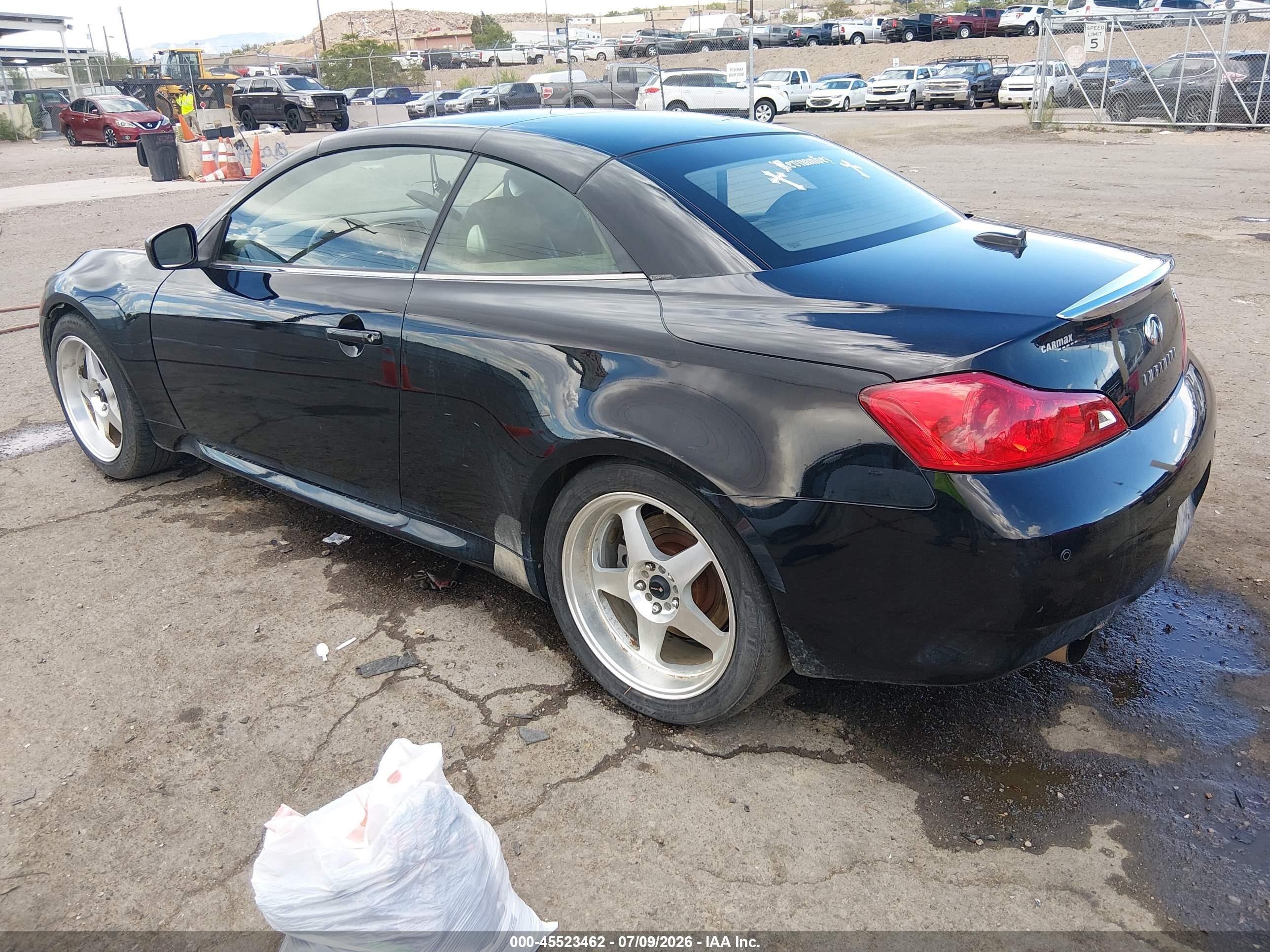 2013 Infiniti G37   Черный vin: JN1CV6FE9DM770073