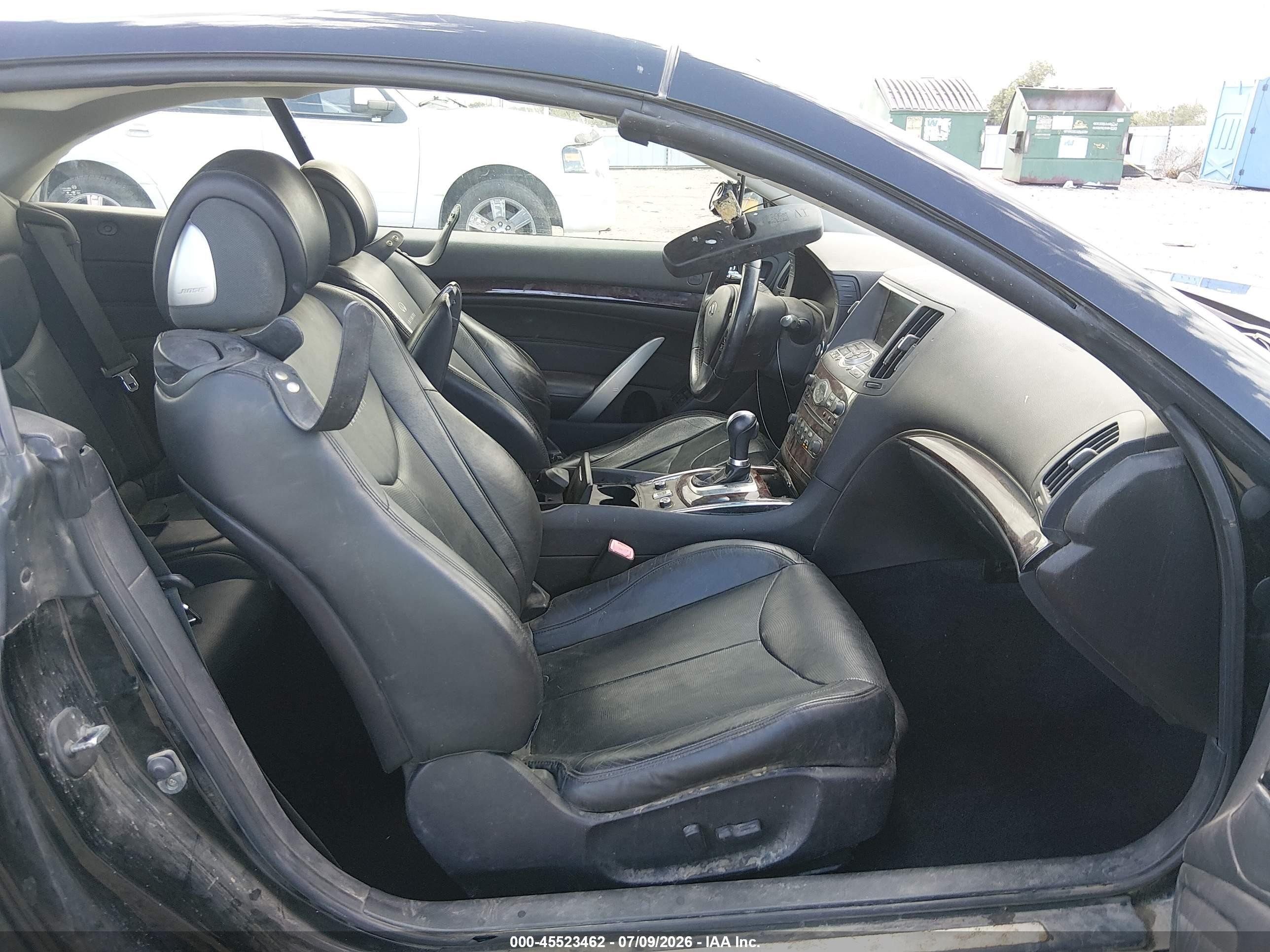 2013 Infiniti G37   Черный vin: JN1CV6FE9DM770073