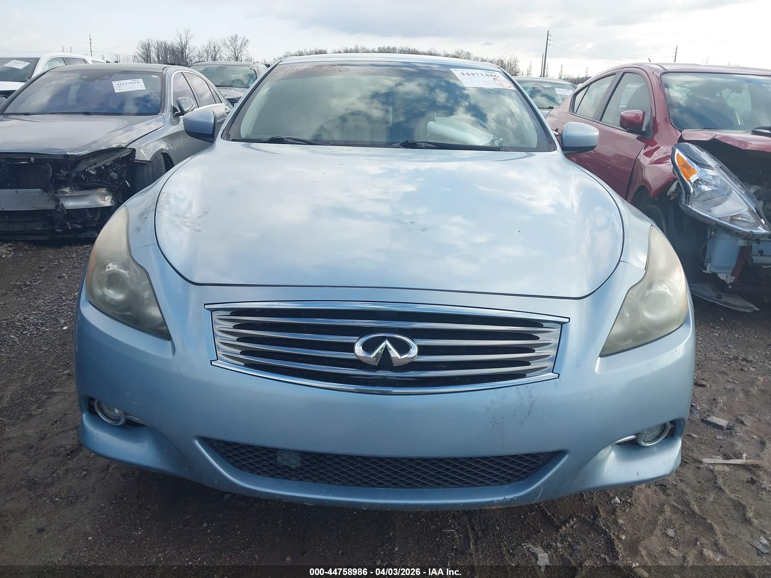 2011 Infiniti G37   Light Blue vin: JN1CV6FEXBM951485