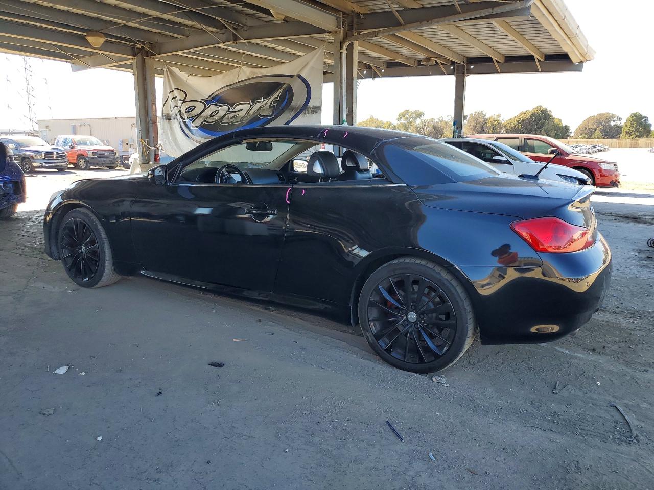 2011 Infiniti G37 Convertible Base Black vin: JN1CV6FEXBM954564