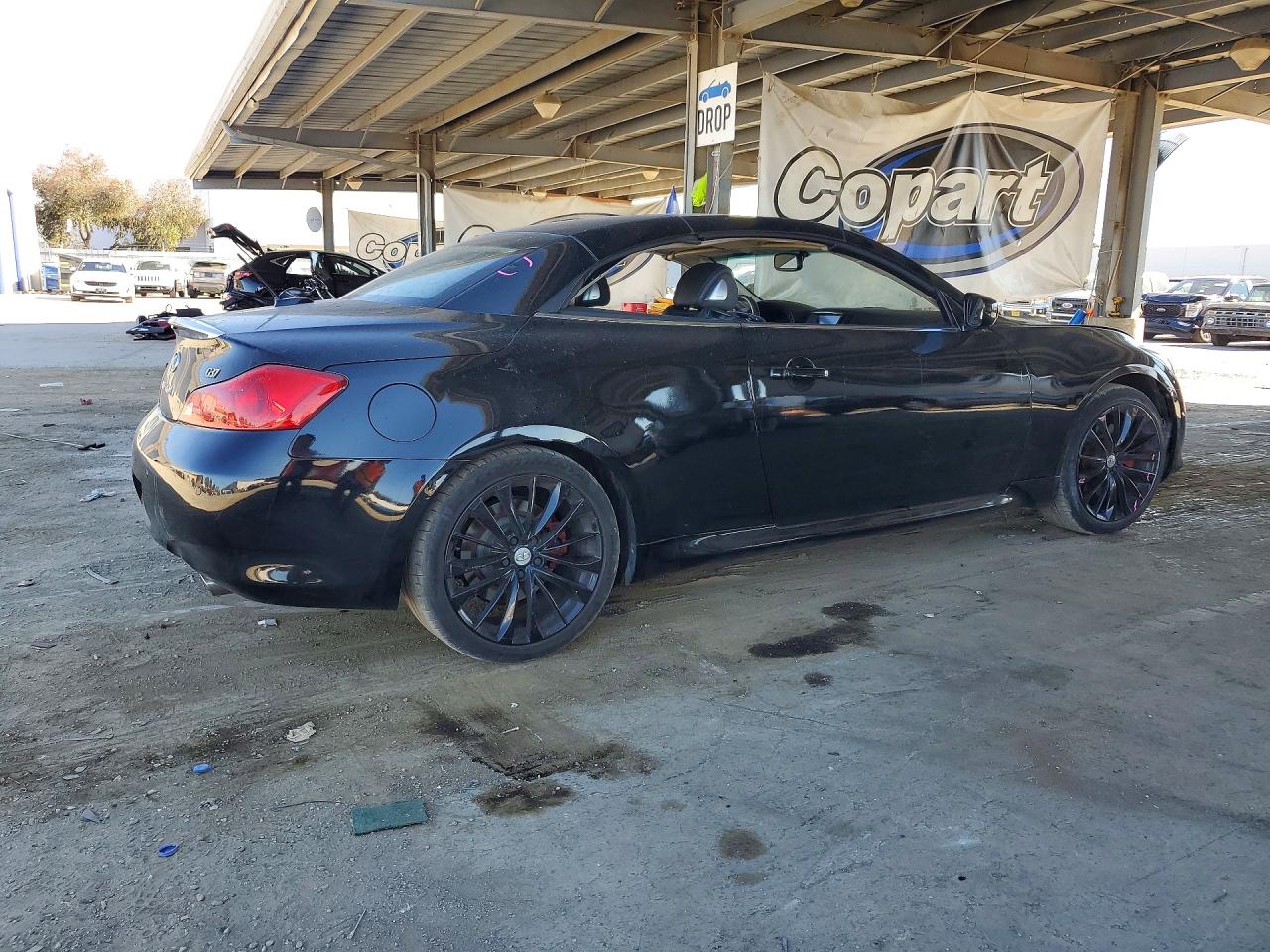 2011 Infiniti G37 Convertible Base Black vin: JN1CV6FEXBM954564