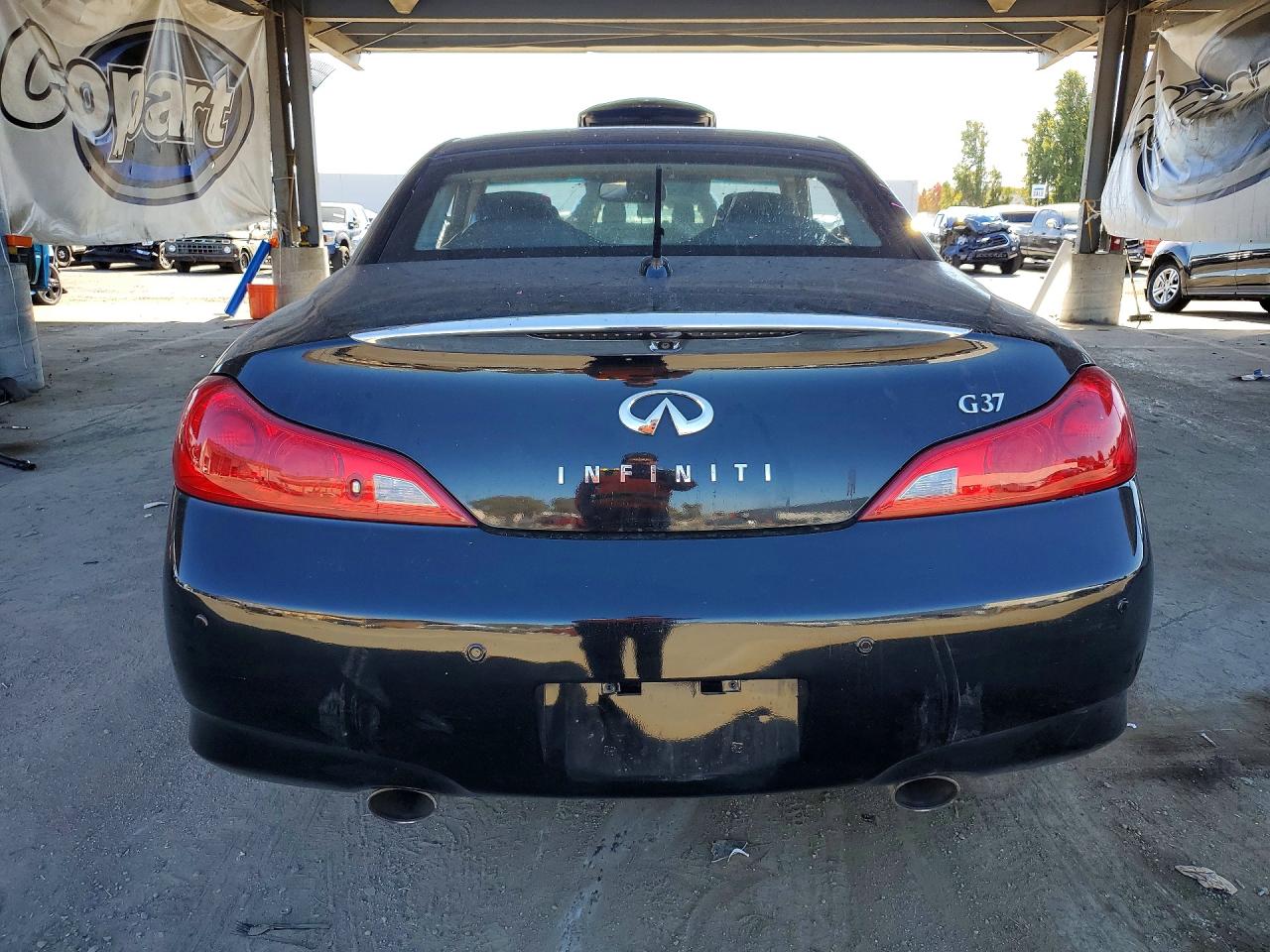 2011 Infiniti G37 Convertible Base Black vin: JN1CV6FEXBM954564