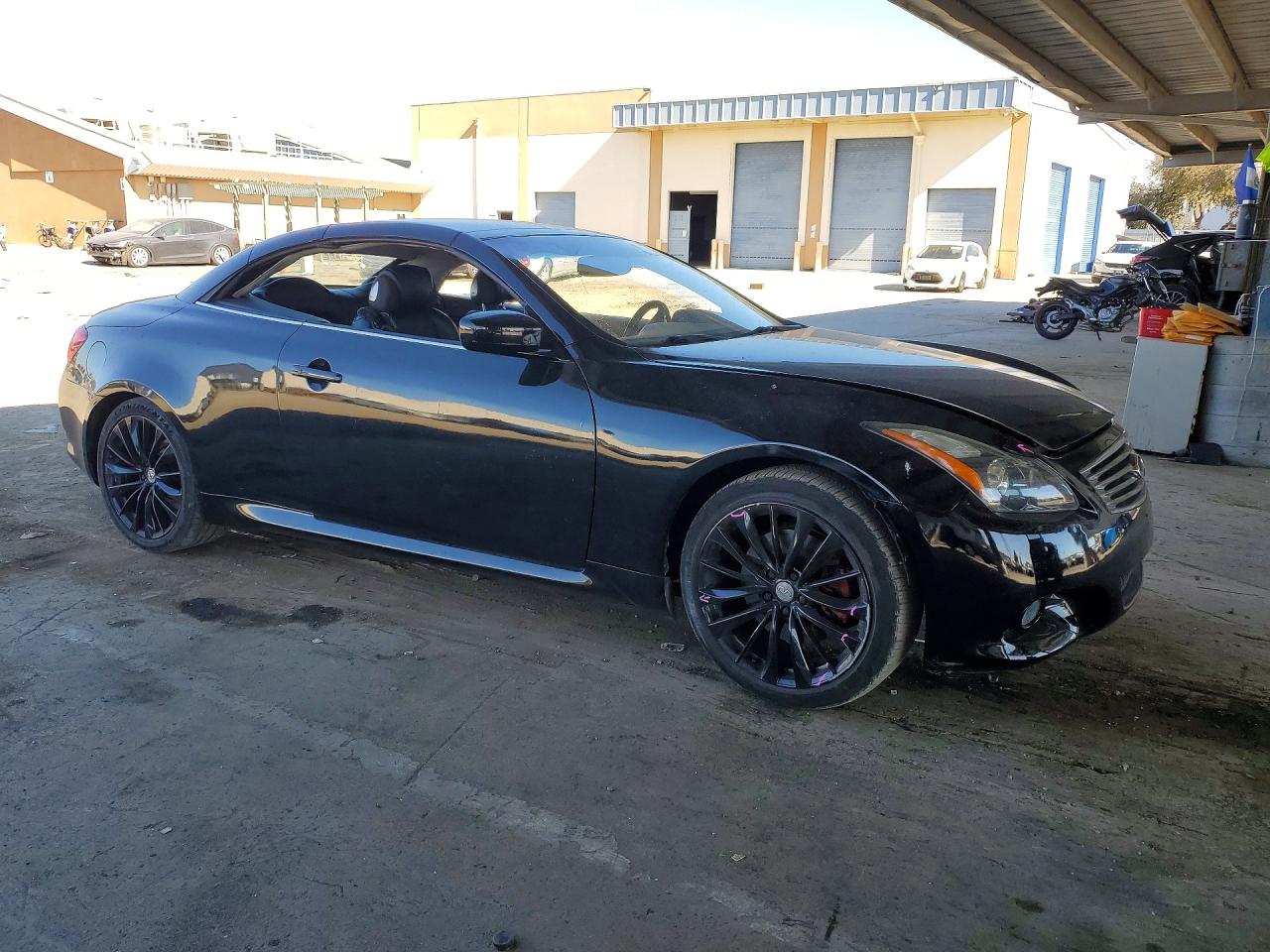 2011 Infiniti G37 Convertible Base Black vin: JN1CV6FEXBM954564
