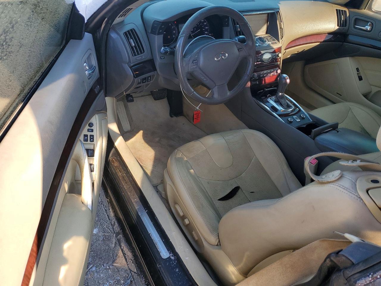 2012 Infiniti G37 Base Black vin: JN1CV6FEXCM201182