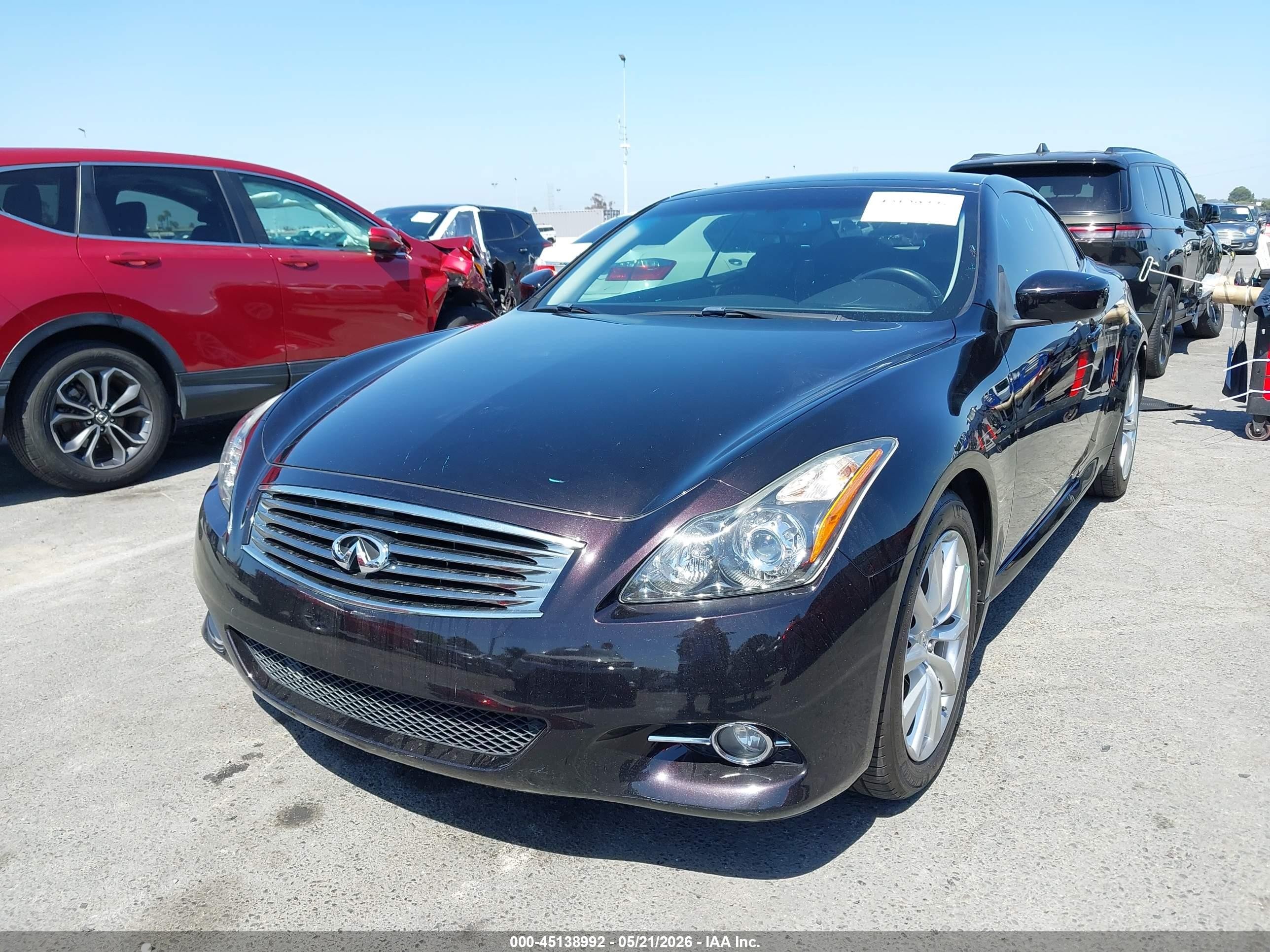 2013 Infiniti G37   Purple vin: JN1CV6FEXDM771443